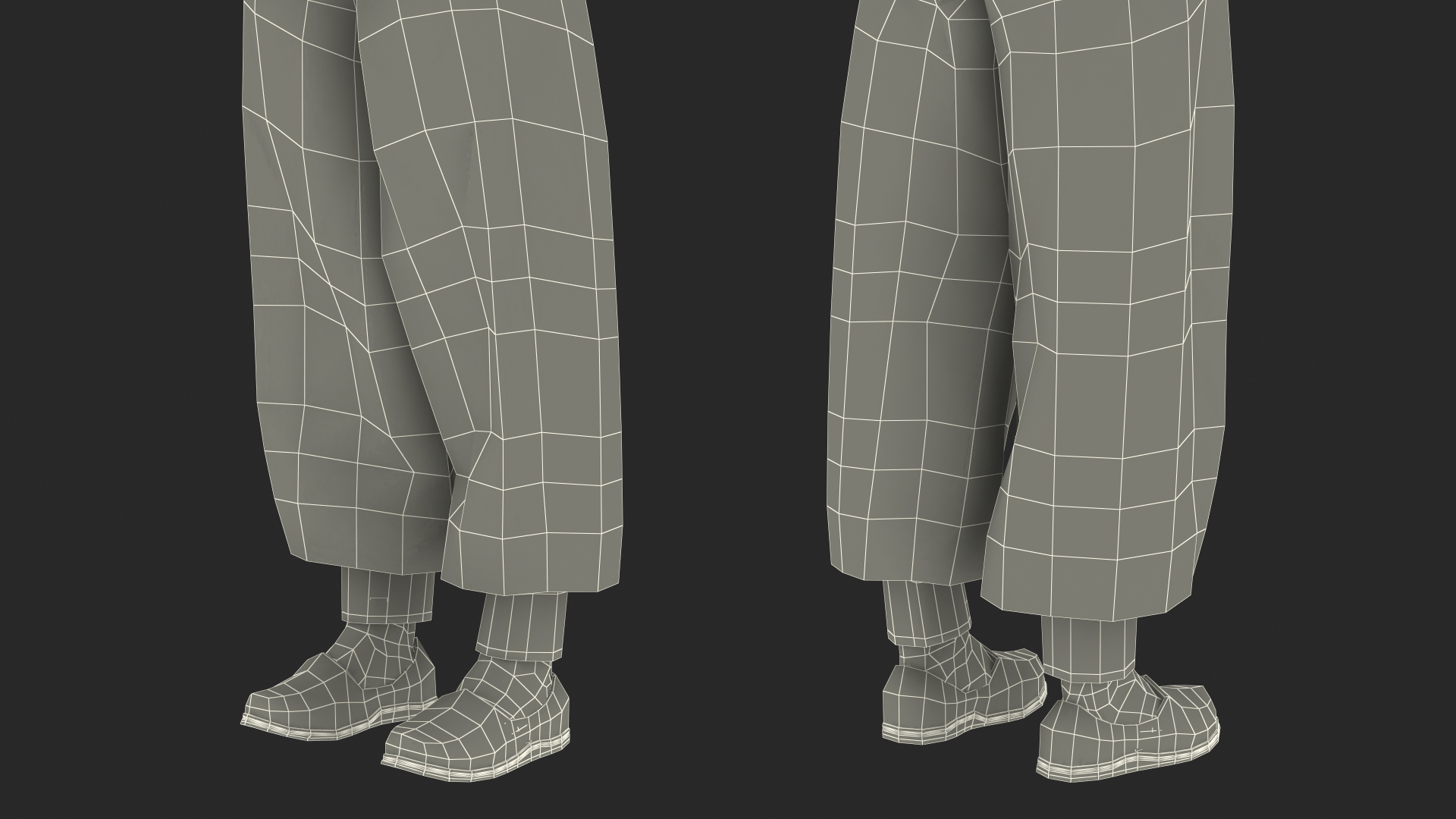 Chinese Girl Child in Traditional Dress in T-Pose 3D model