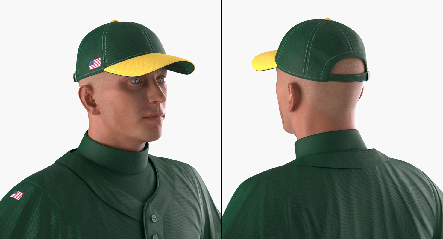 3D model Baseball Player Rigged Generic