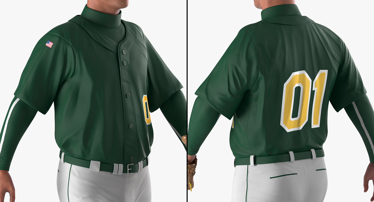 3D model Baseball Player Rigged Generic