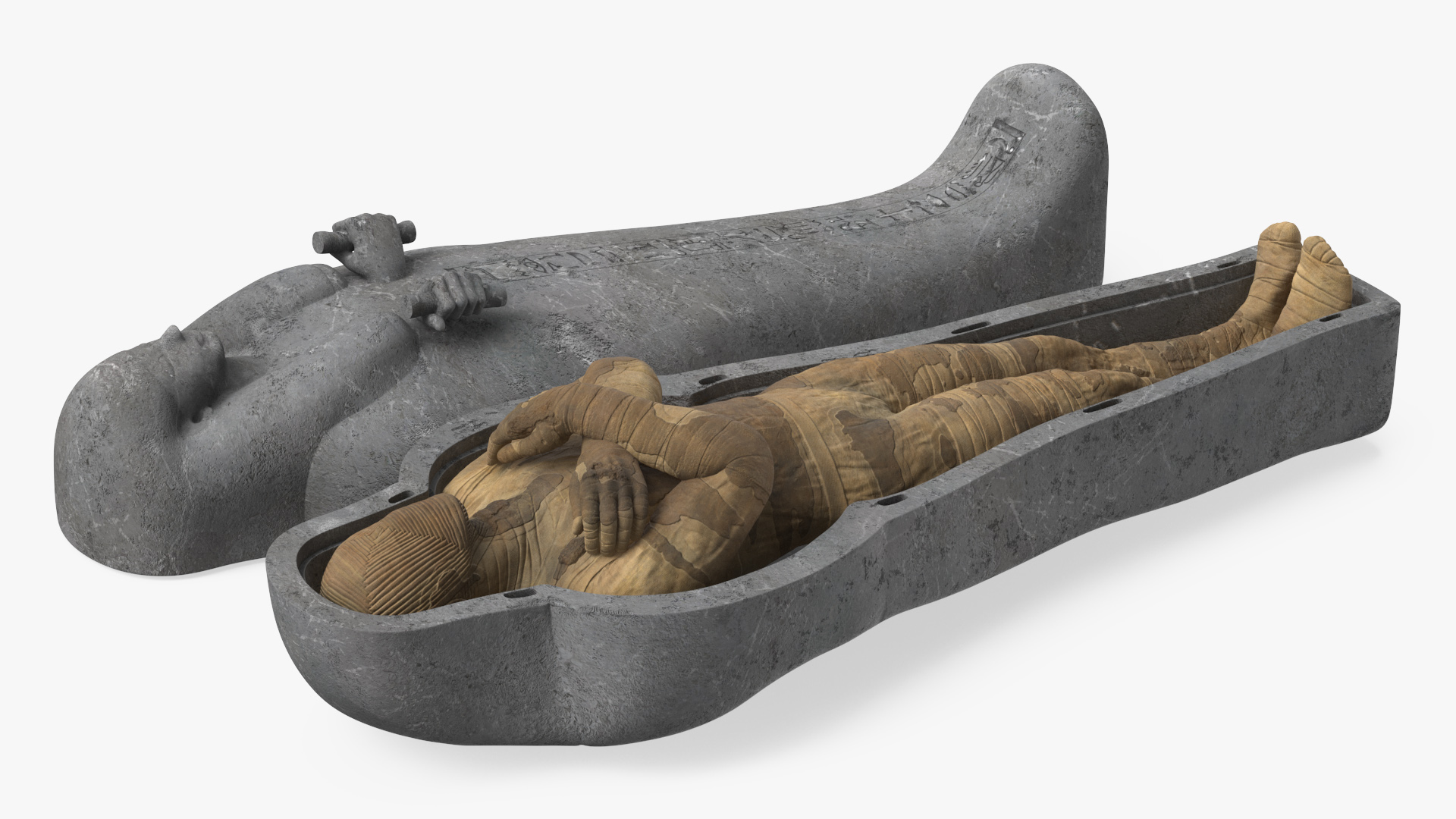 Mummy in the Sarcophagus 3D model