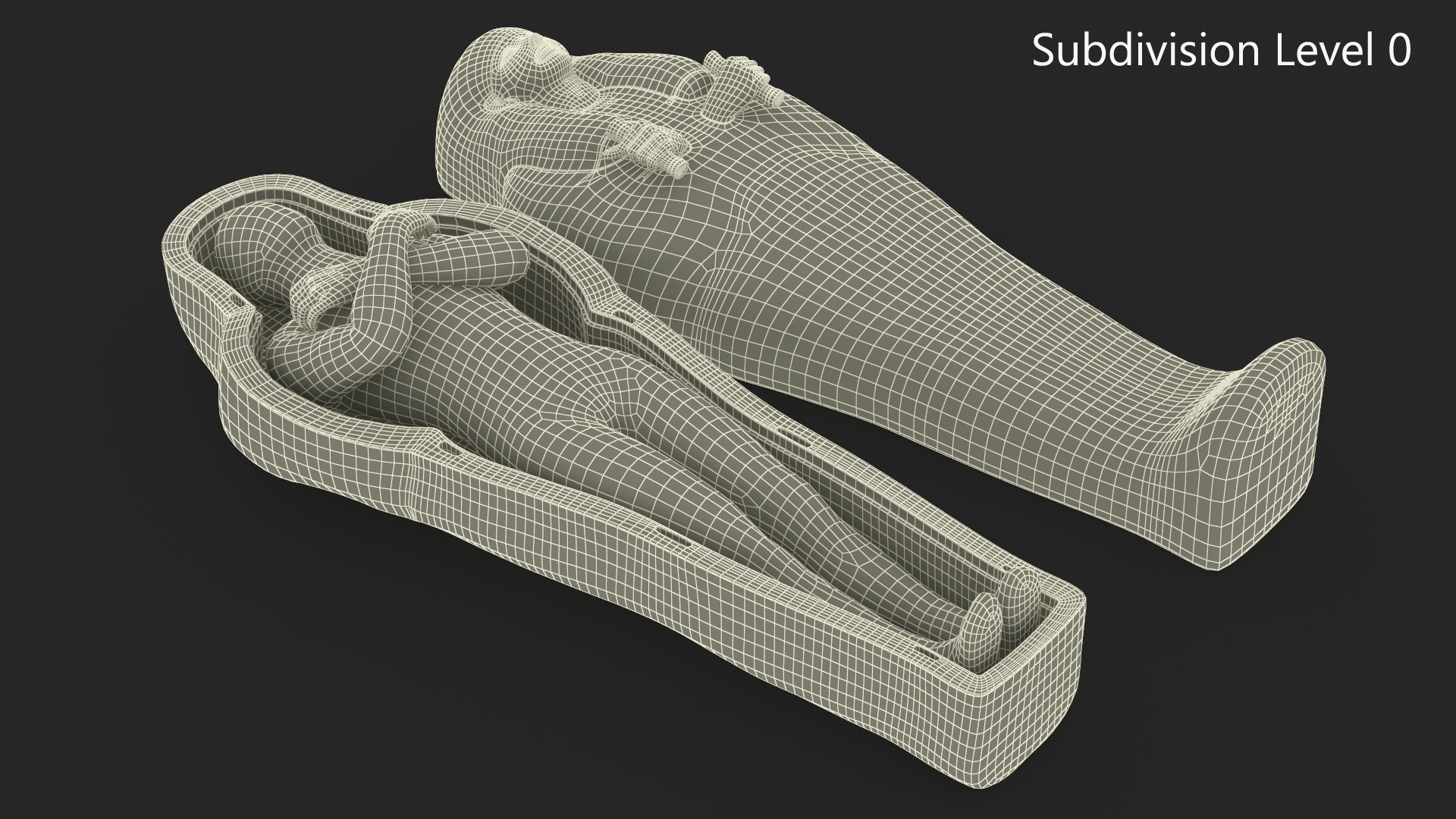 Mummy in the Sarcophagus 3D model