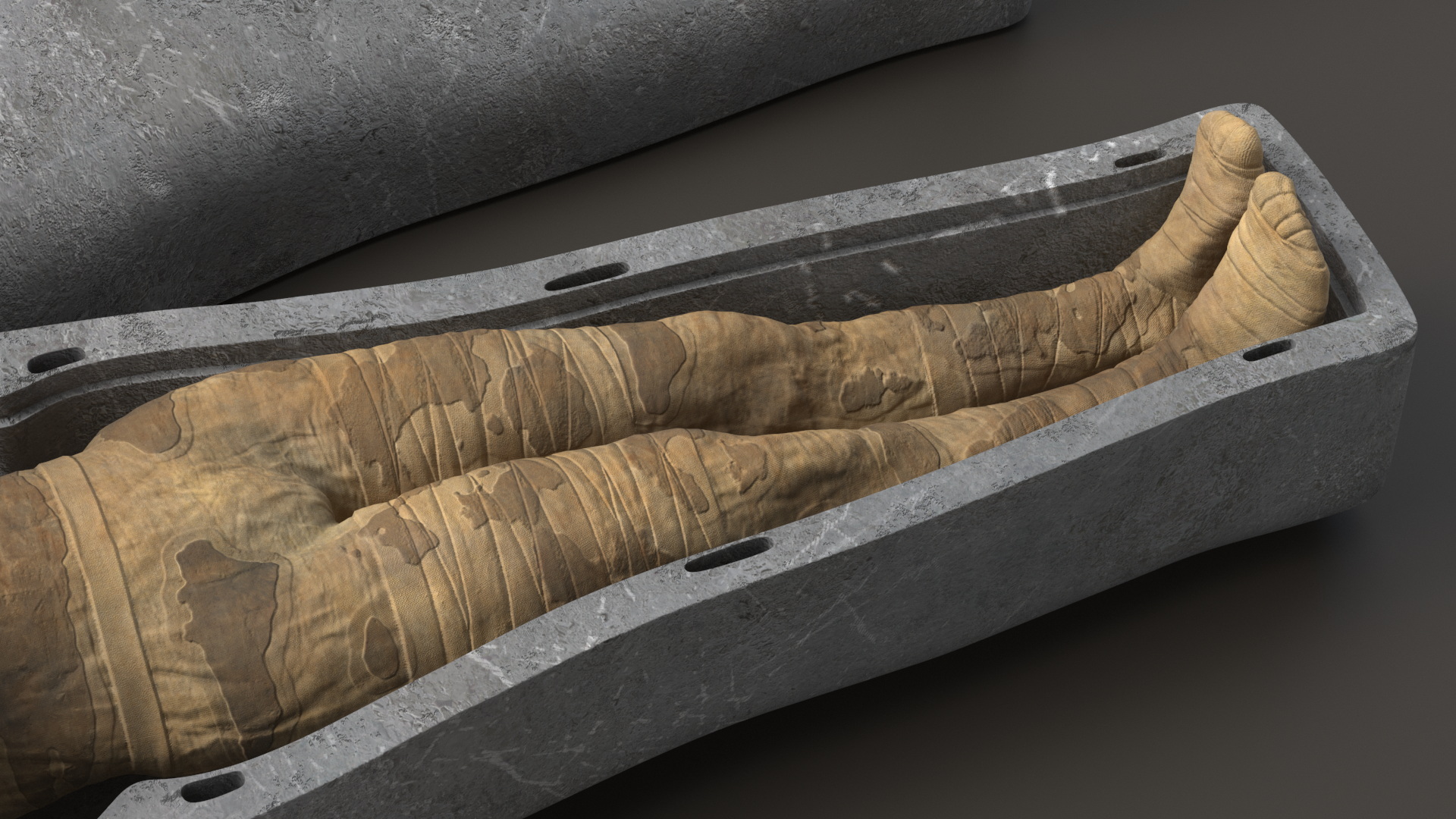 Mummy in the Sarcophagus 3D model