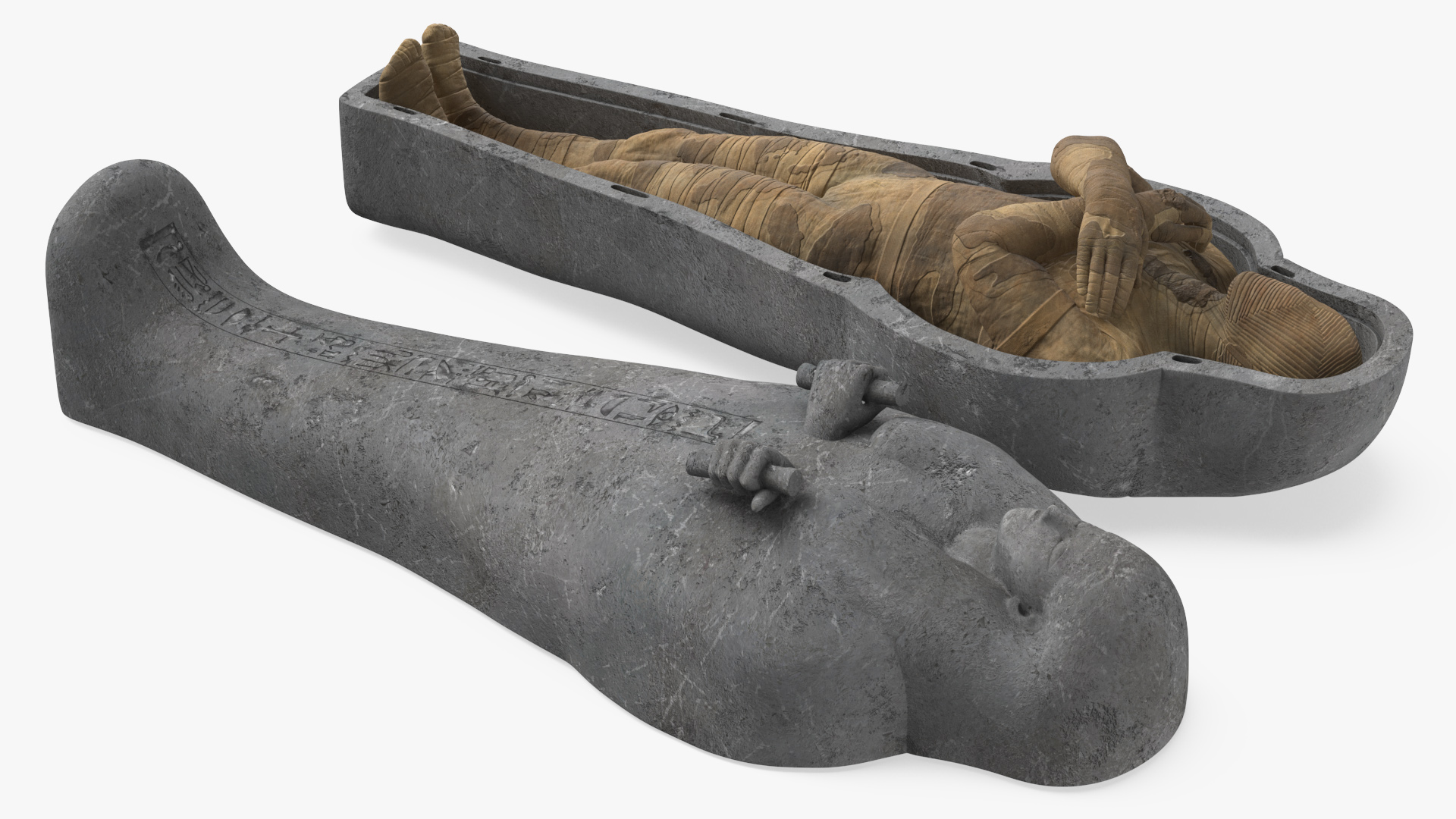 Mummy in the Sarcophagus 3D model