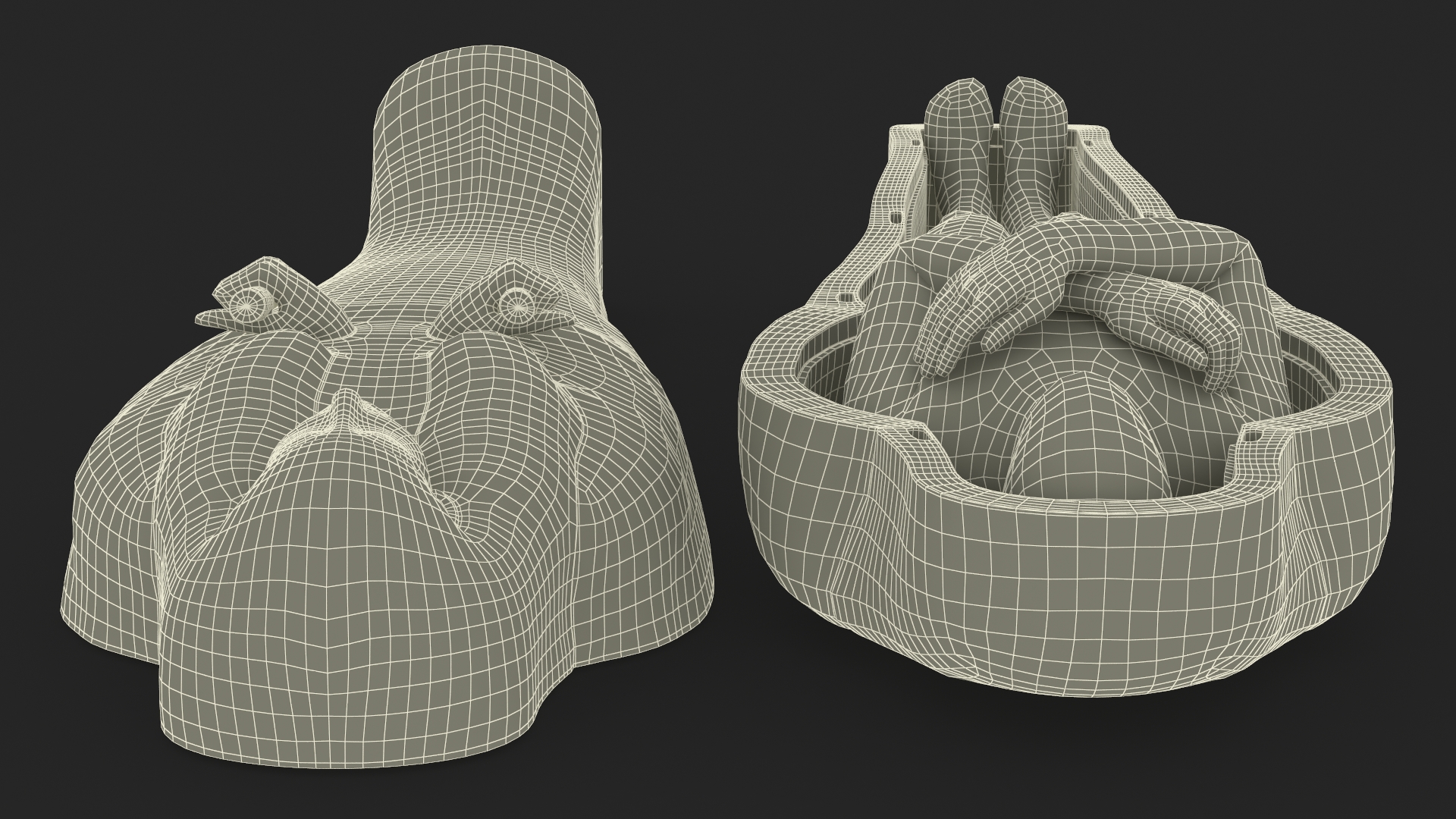 Mummy in the Sarcophagus 3D model