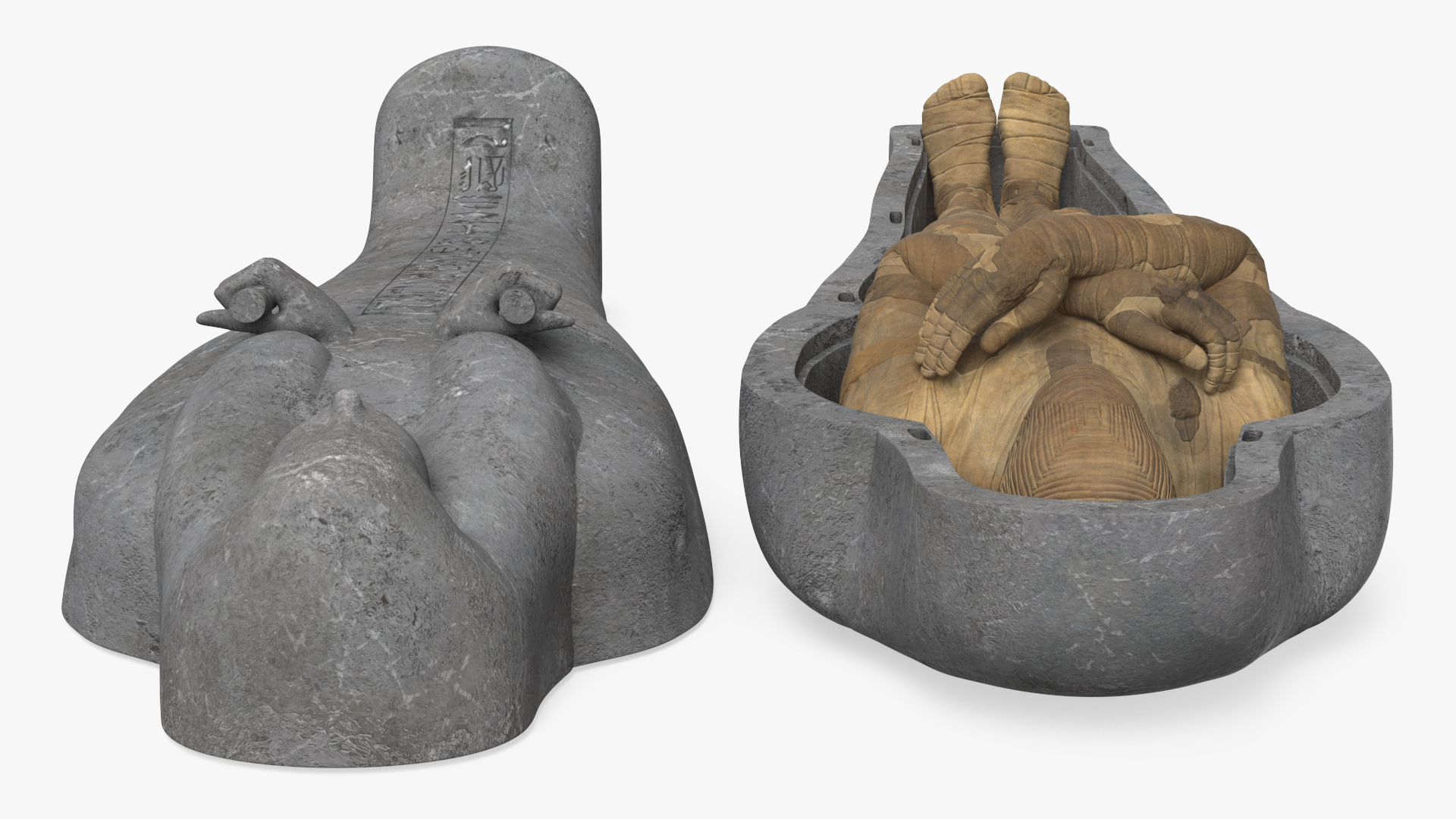 Mummy in the Sarcophagus 3D model