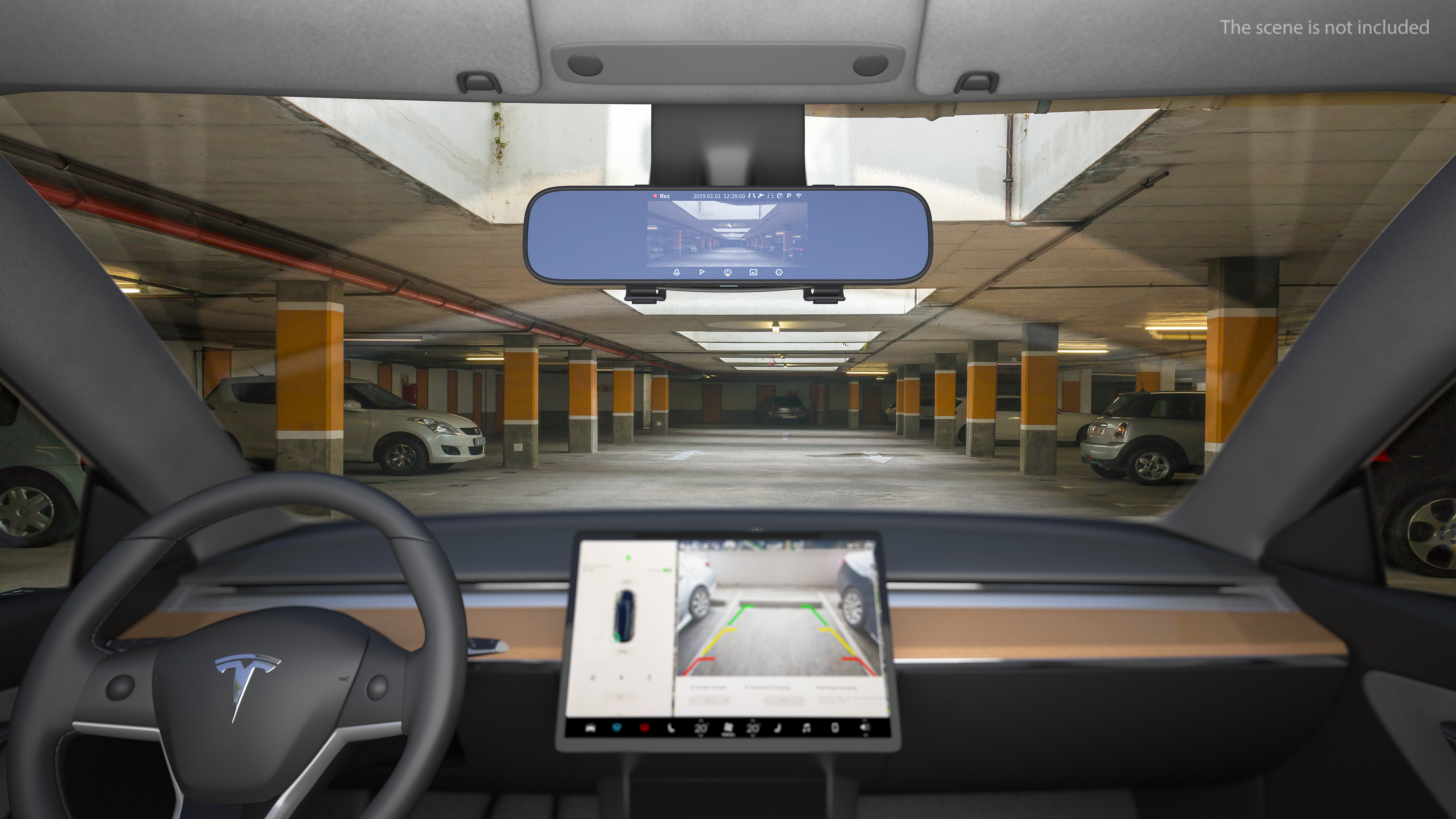 Xiaomi 70mai Smart Dash Cam with Reverse Cam 3D model