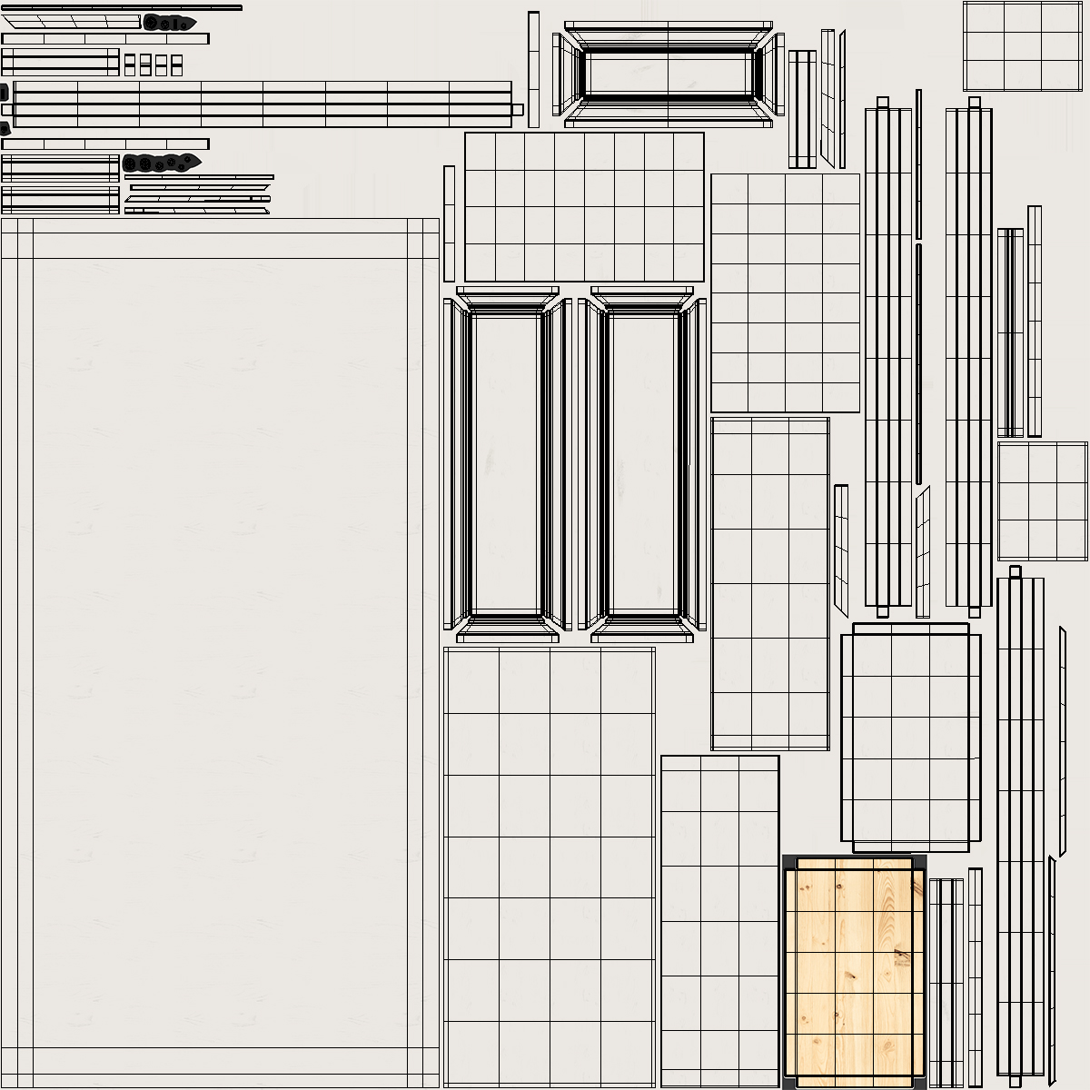 3D model Wardrobe Children for Room IKEA SUNDVIK White