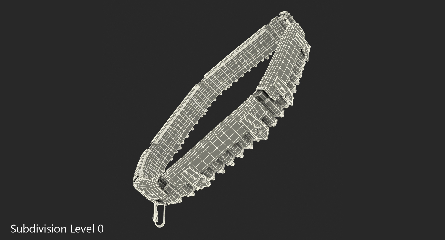 3D Ammunition Leather Bandolier model