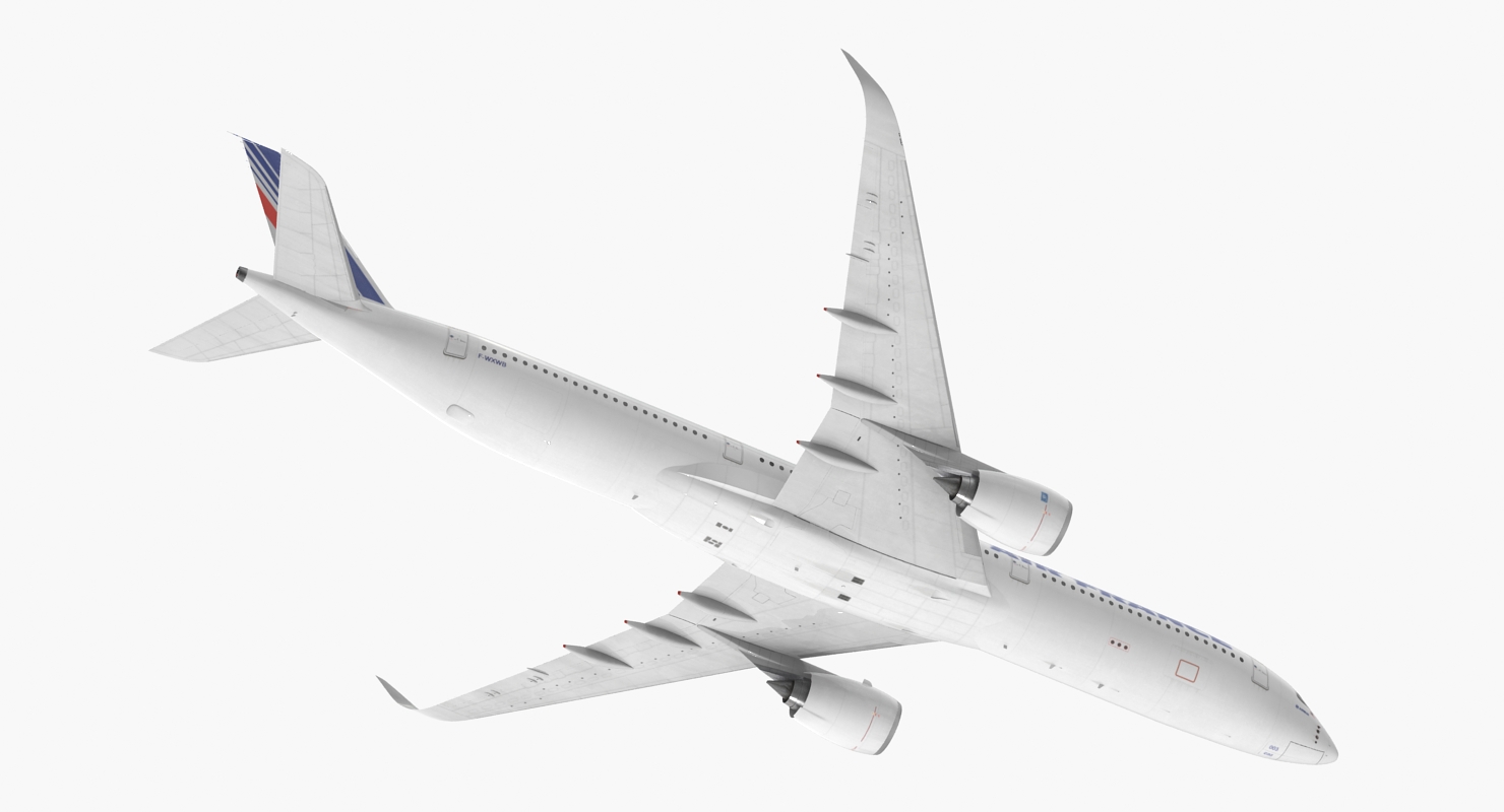 Airbus A350 1000 Air France 3D