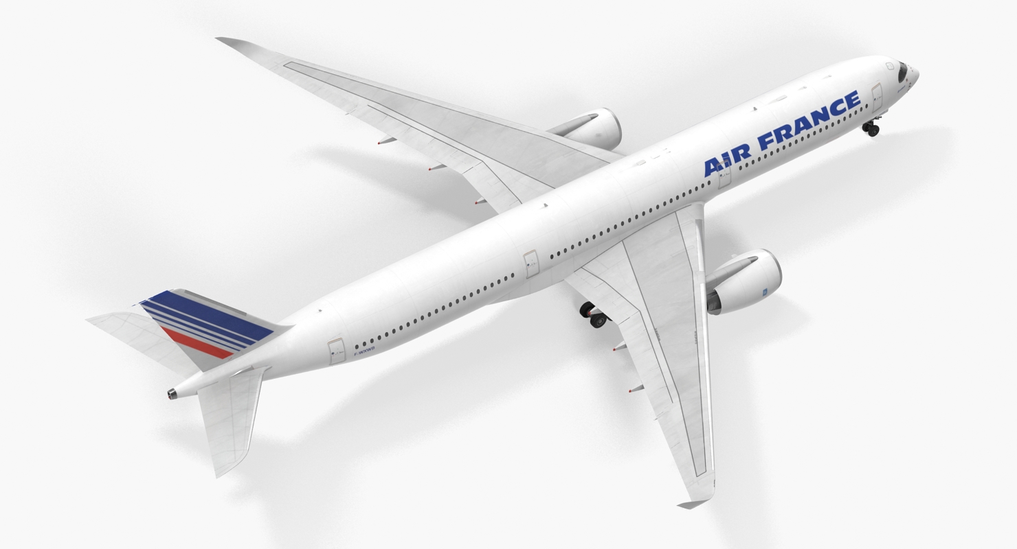 Airbus A350 1000 Air France 3D