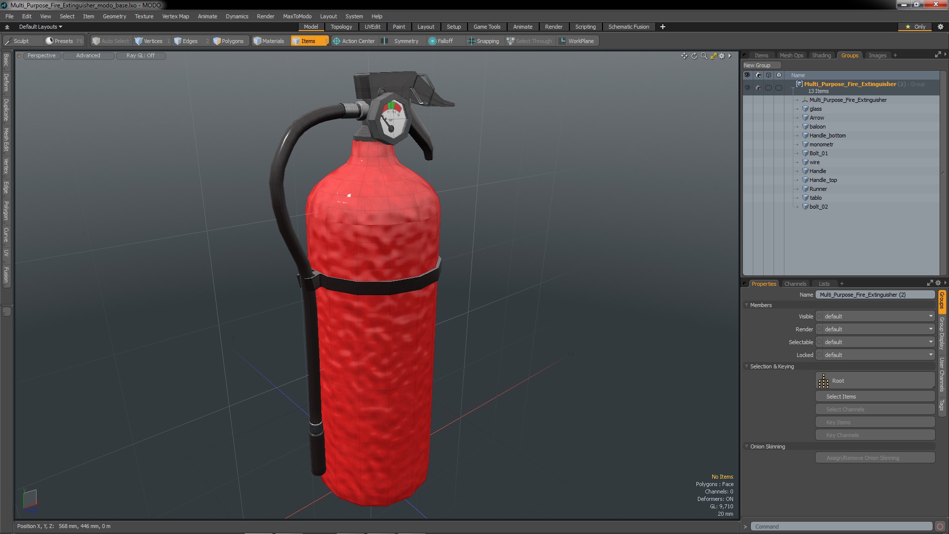 3D Multi Purpose Fire Extinguisher