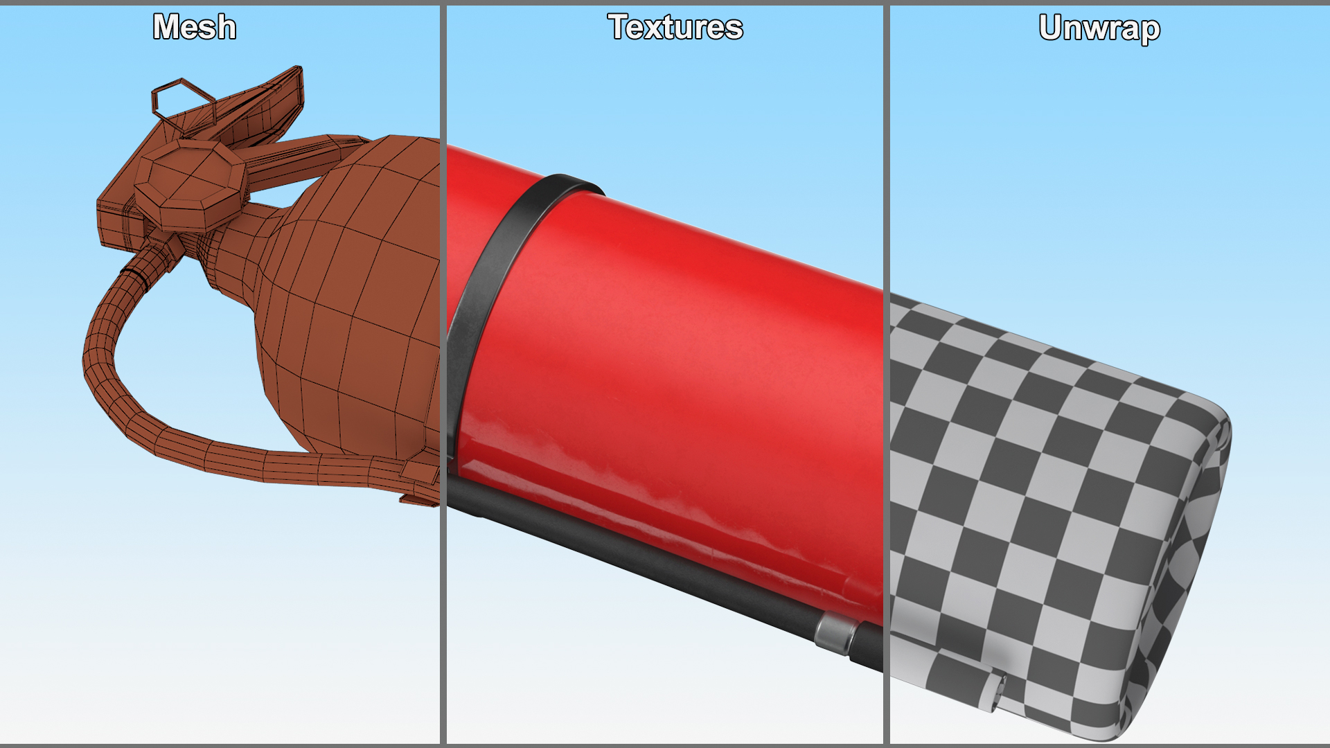 3D Multi Purpose Fire Extinguisher