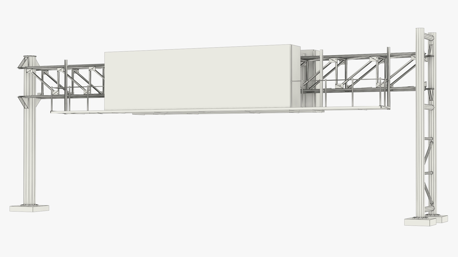 Roadway LED Panel with Steel Gantry Game Ready, view 9