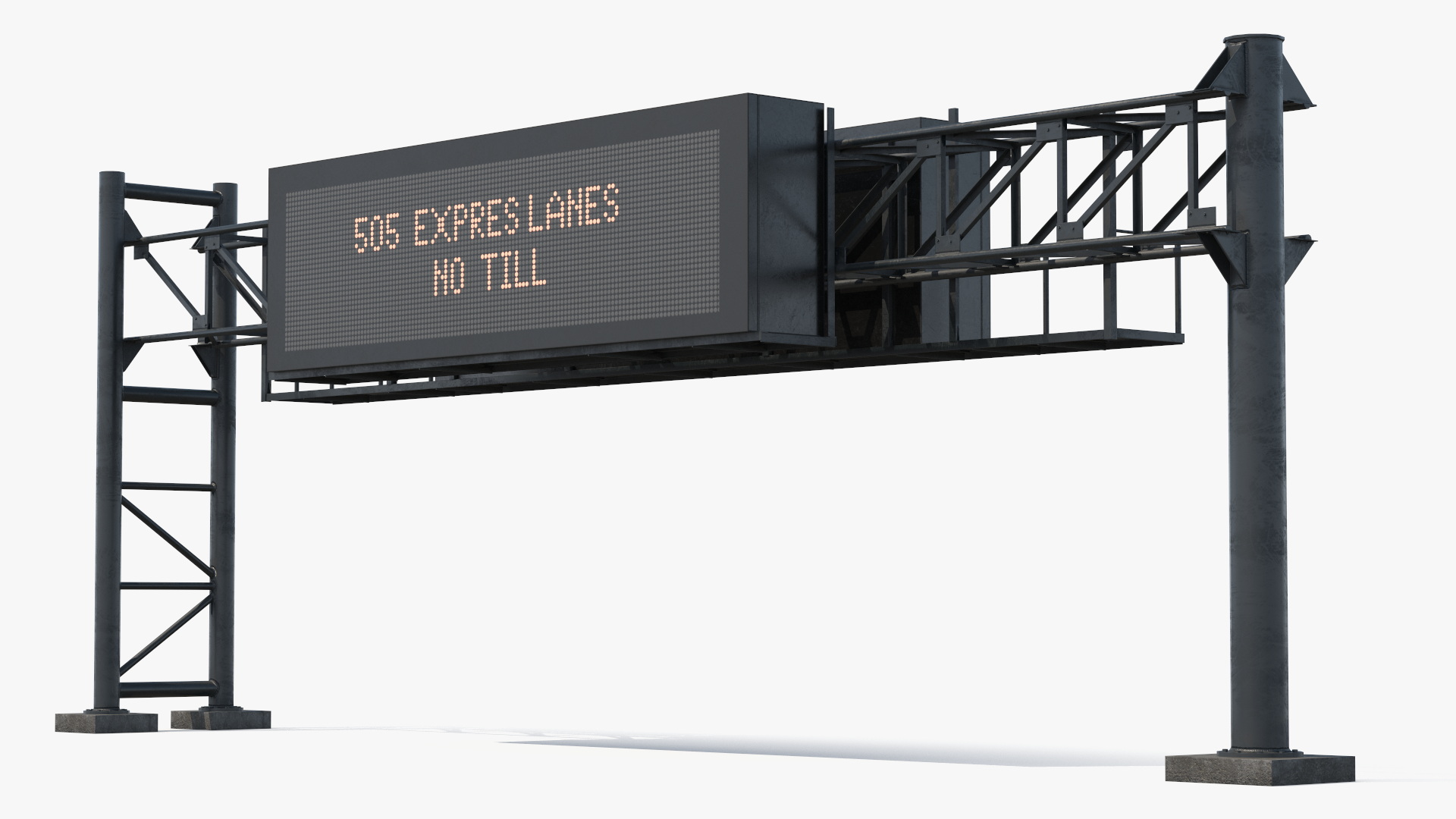 Roadway LED Panel with Steel Gantry Game Ready, view 3