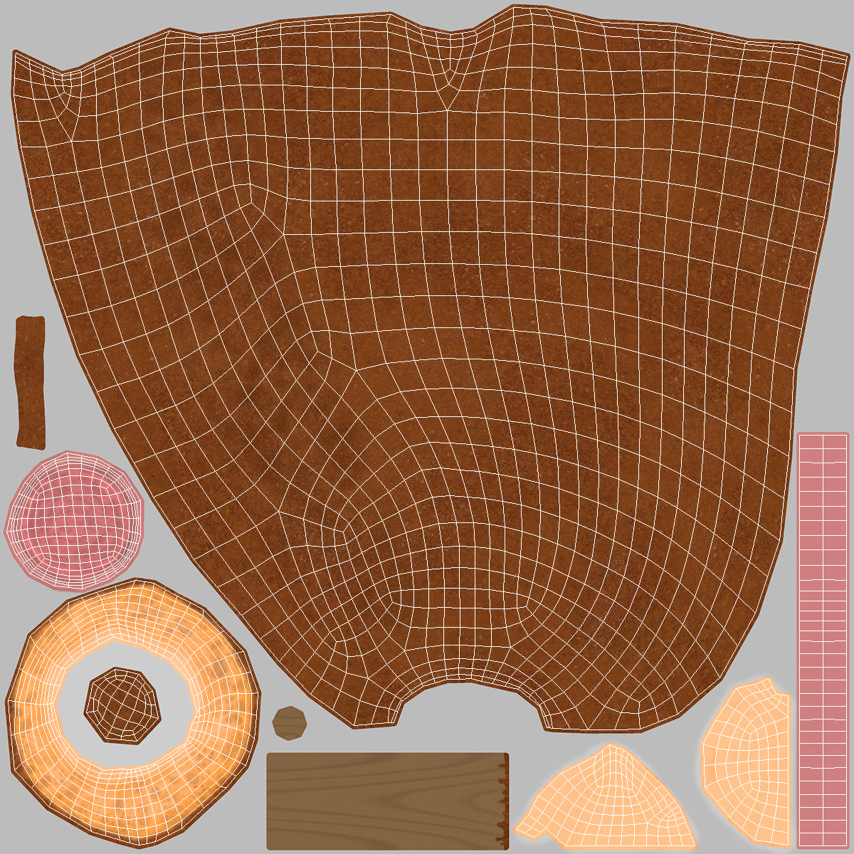 3D model Corn Dog Bitten