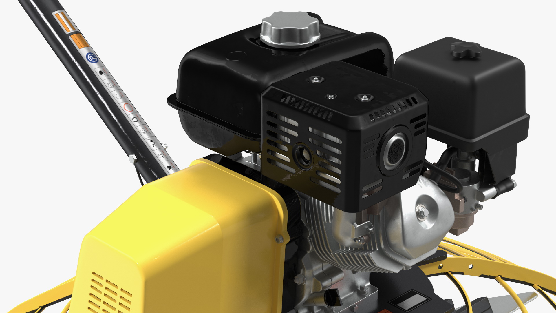 Yellow Power Trowel 3D model