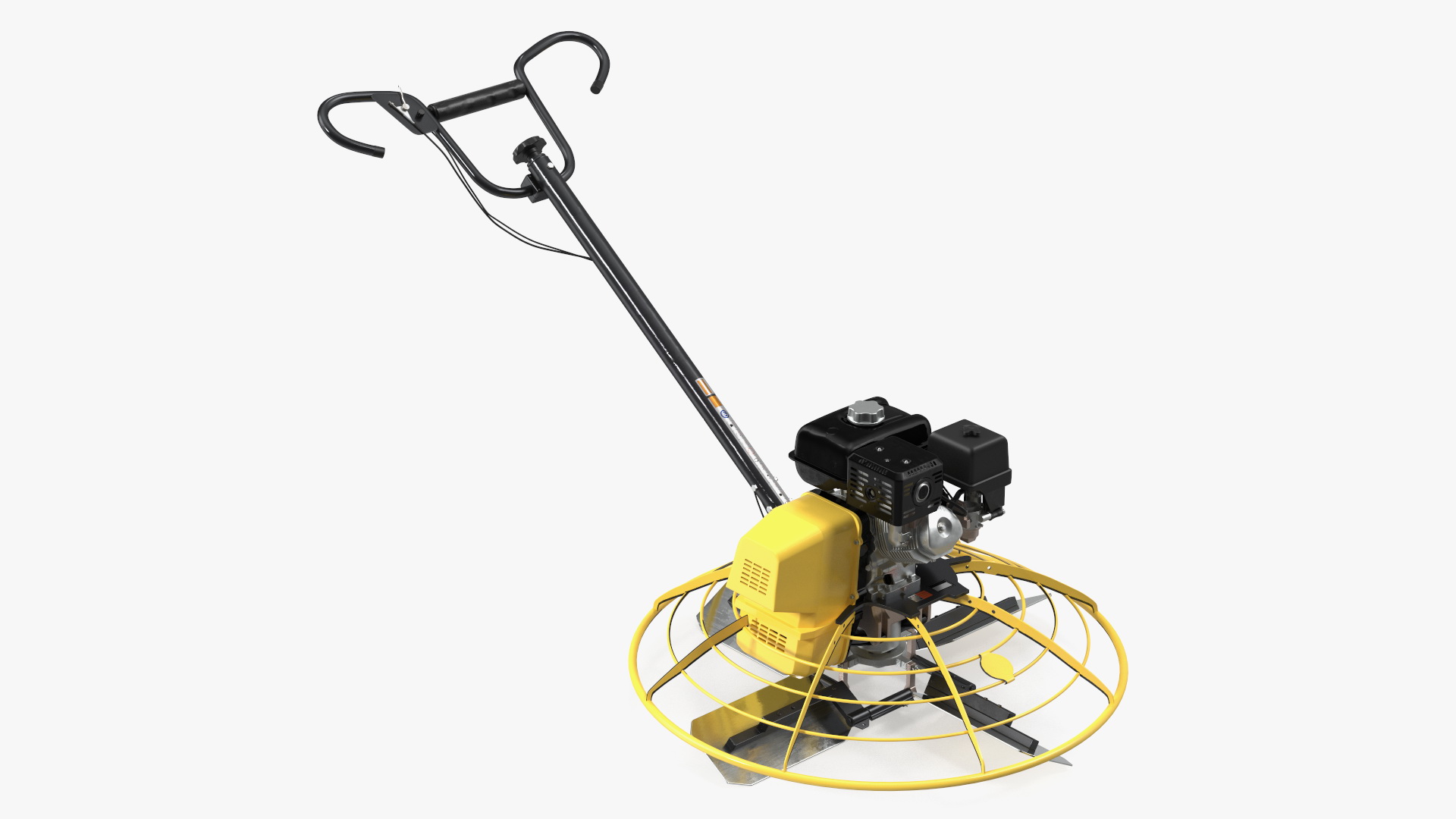 Yellow Power Trowel 3D model