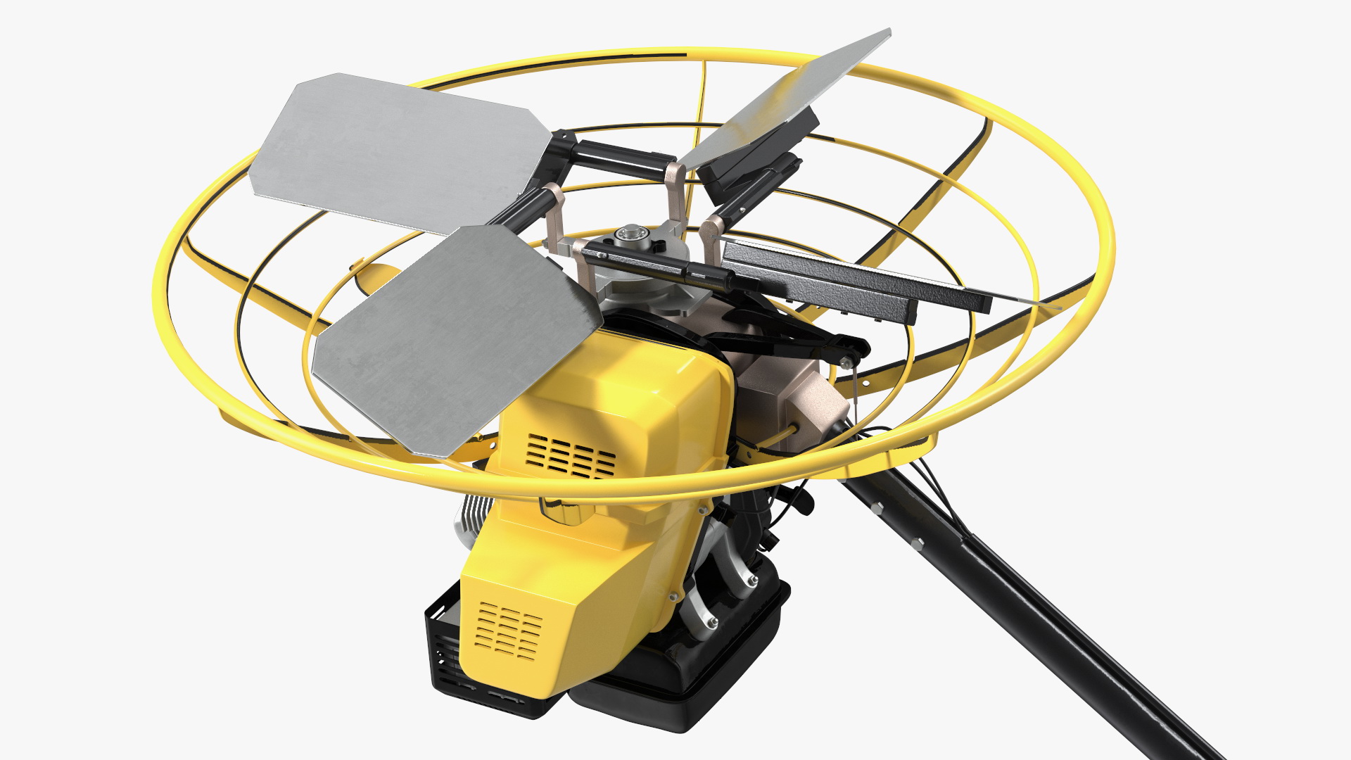 Yellow Power Trowel 3D model