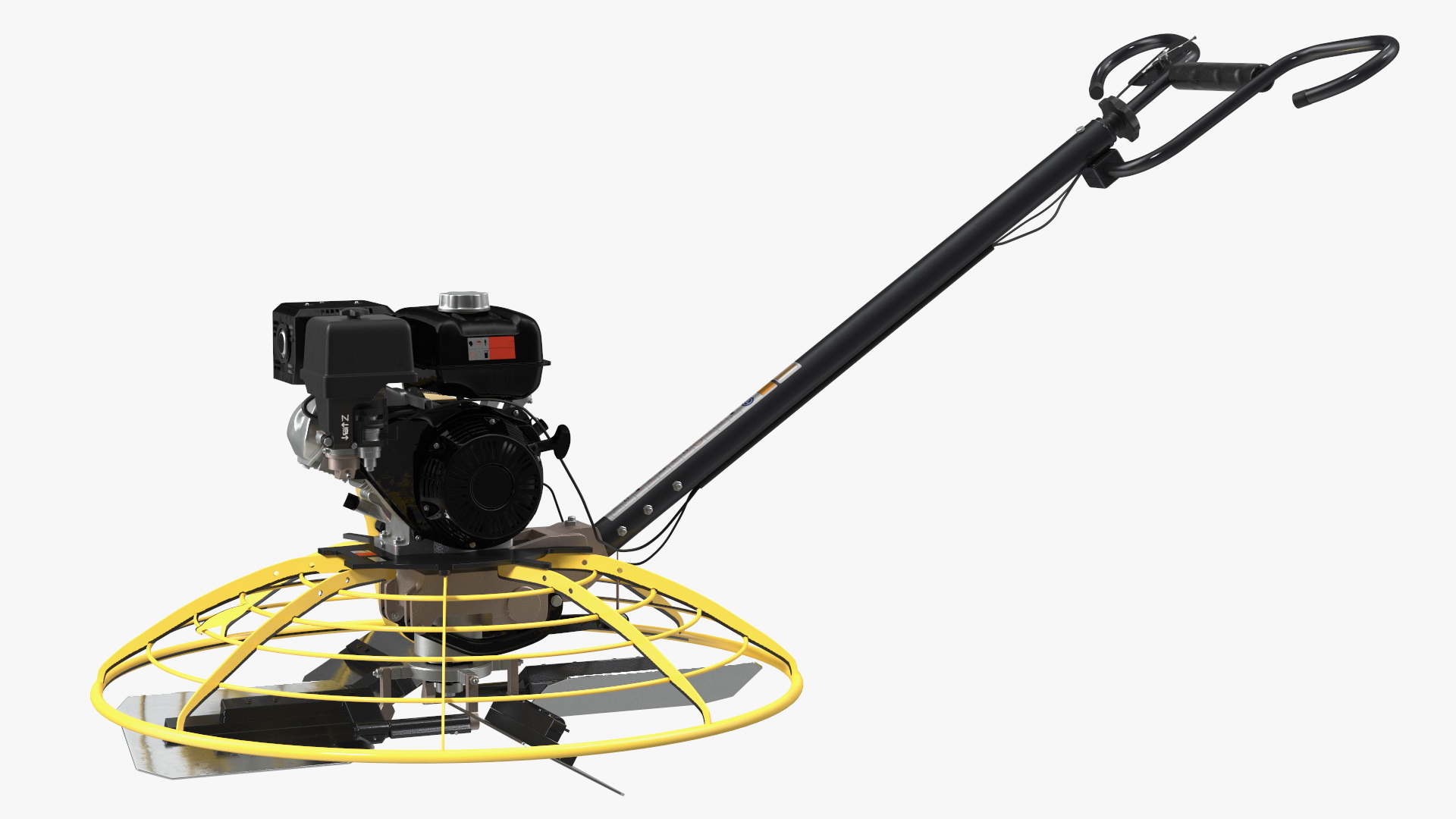 Yellow Power Trowel 3D model