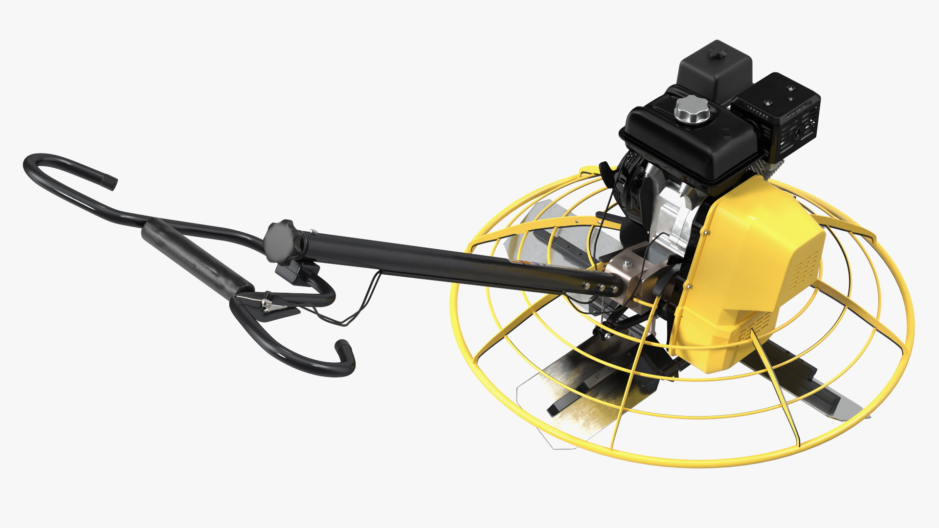 Yellow Power Trowel 3D model