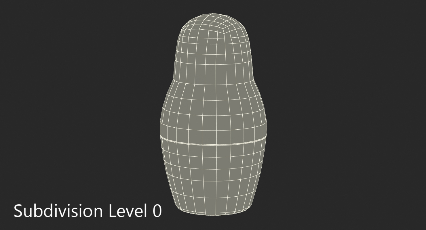 3D model Penguin Nesting Doll