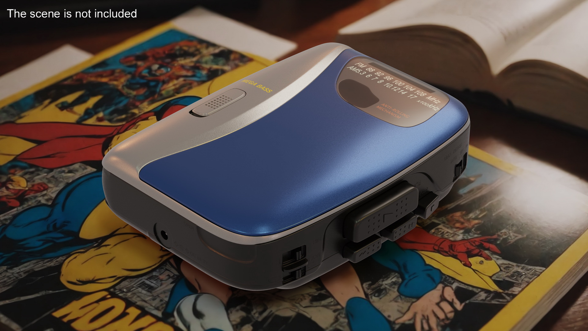 Vintage Portable Cassette Player 3D