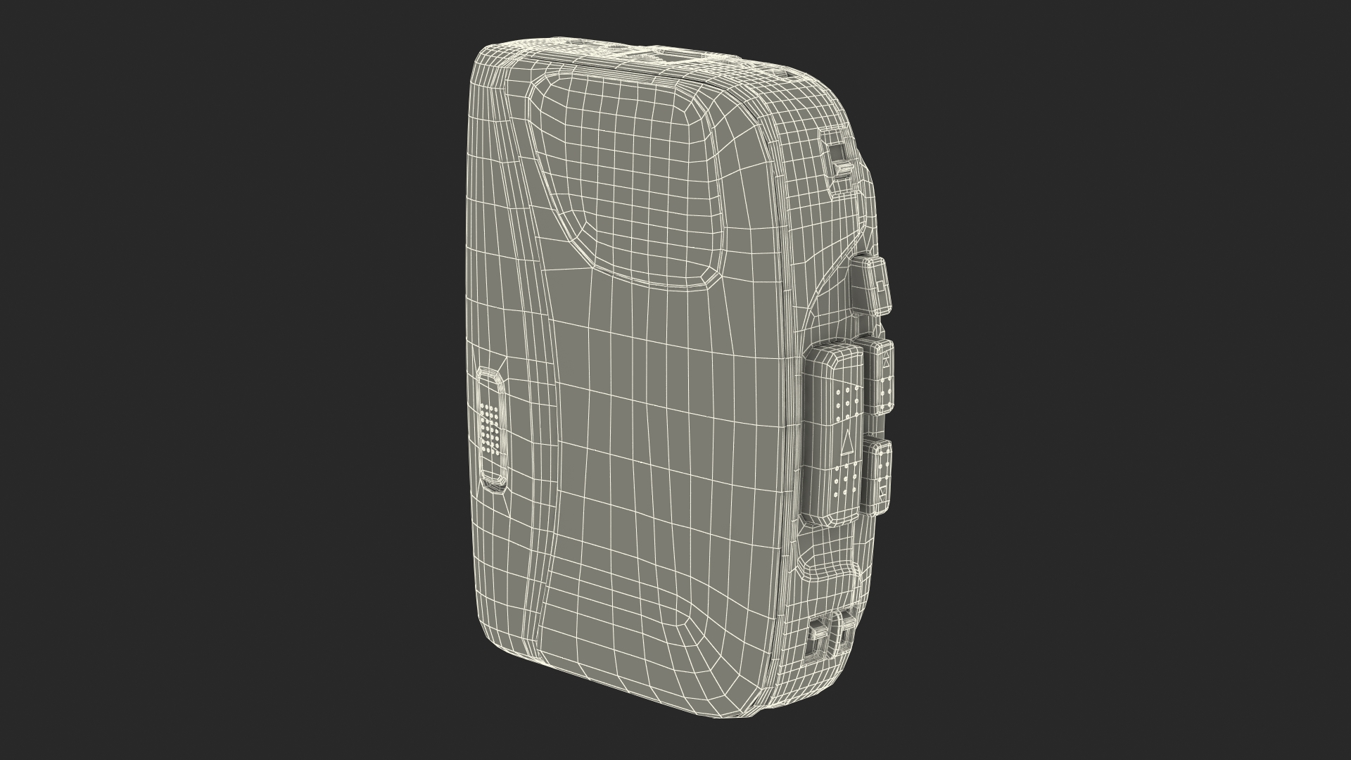 Vintage Portable Cassette Player 3D