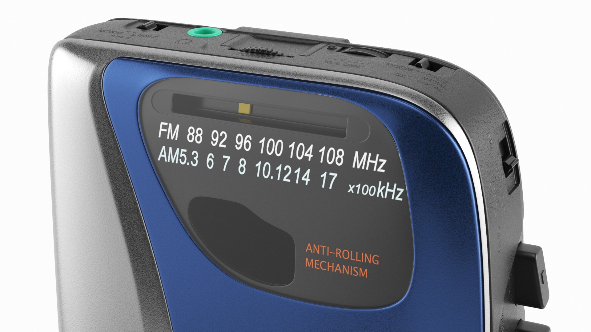 Vintage Portable Cassette Player 3D