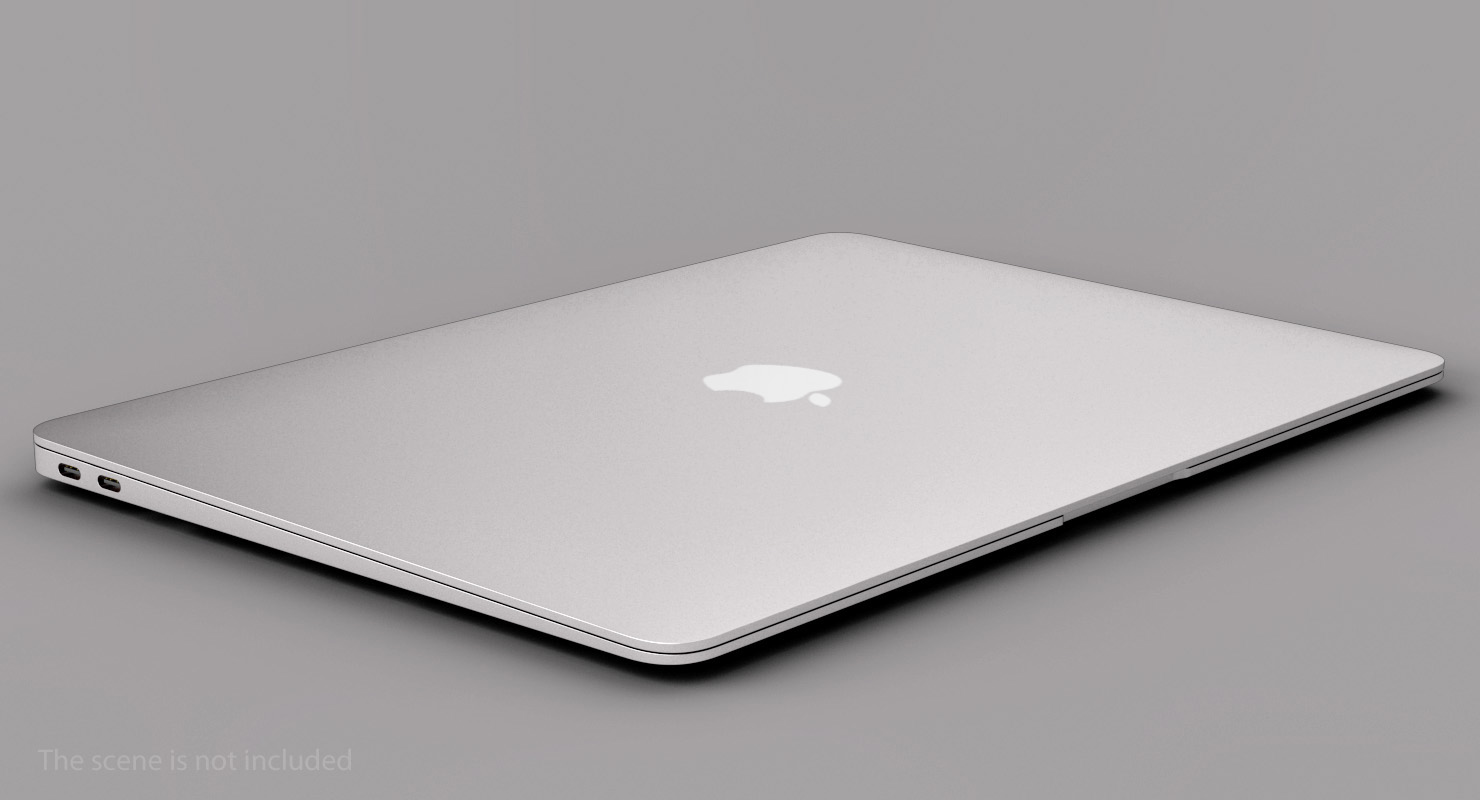 MacBook Air Space Gray 3D