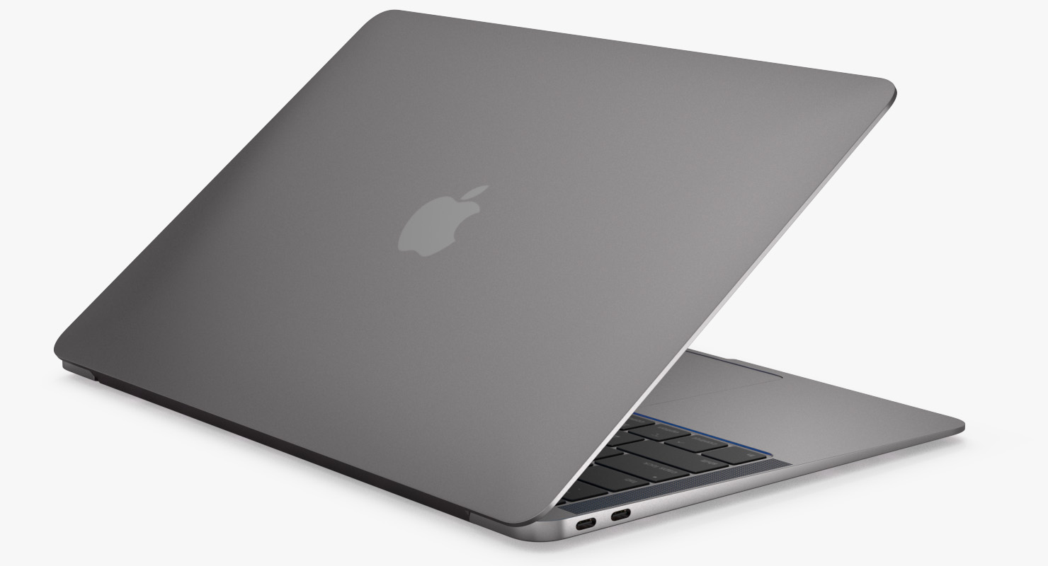 MacBook Air Space Gray 3D
