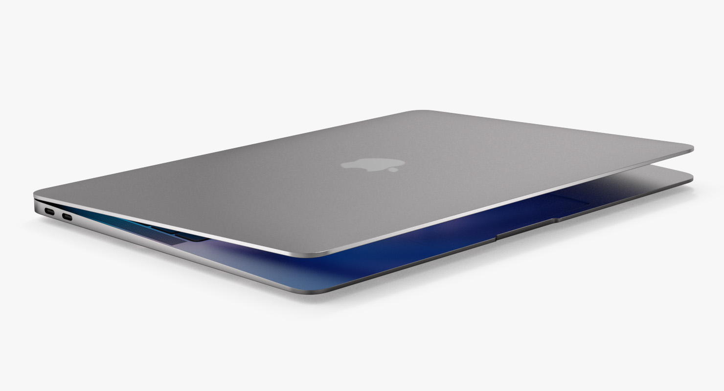 MacBook Air Space Gray 3D
