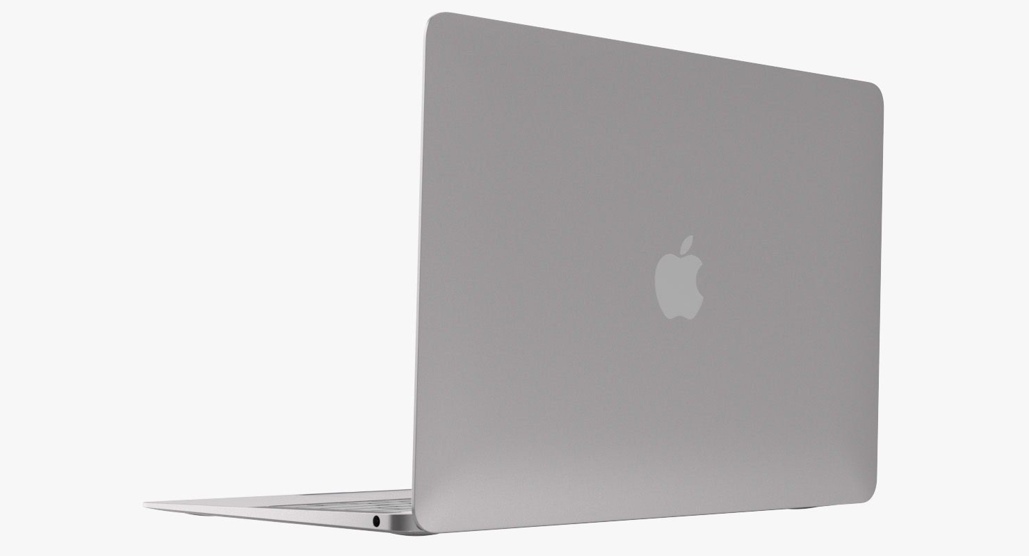 MacBook Air Space Gray 3D