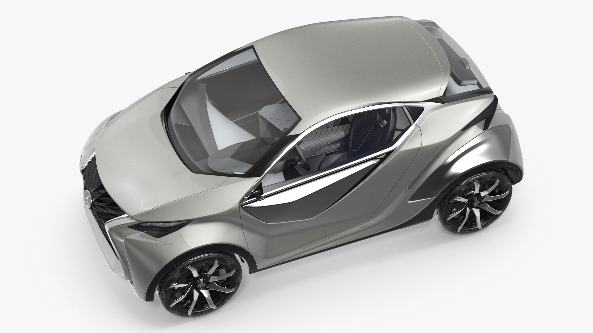Concept Car Lexus LF-SA Simple Interior 3D model