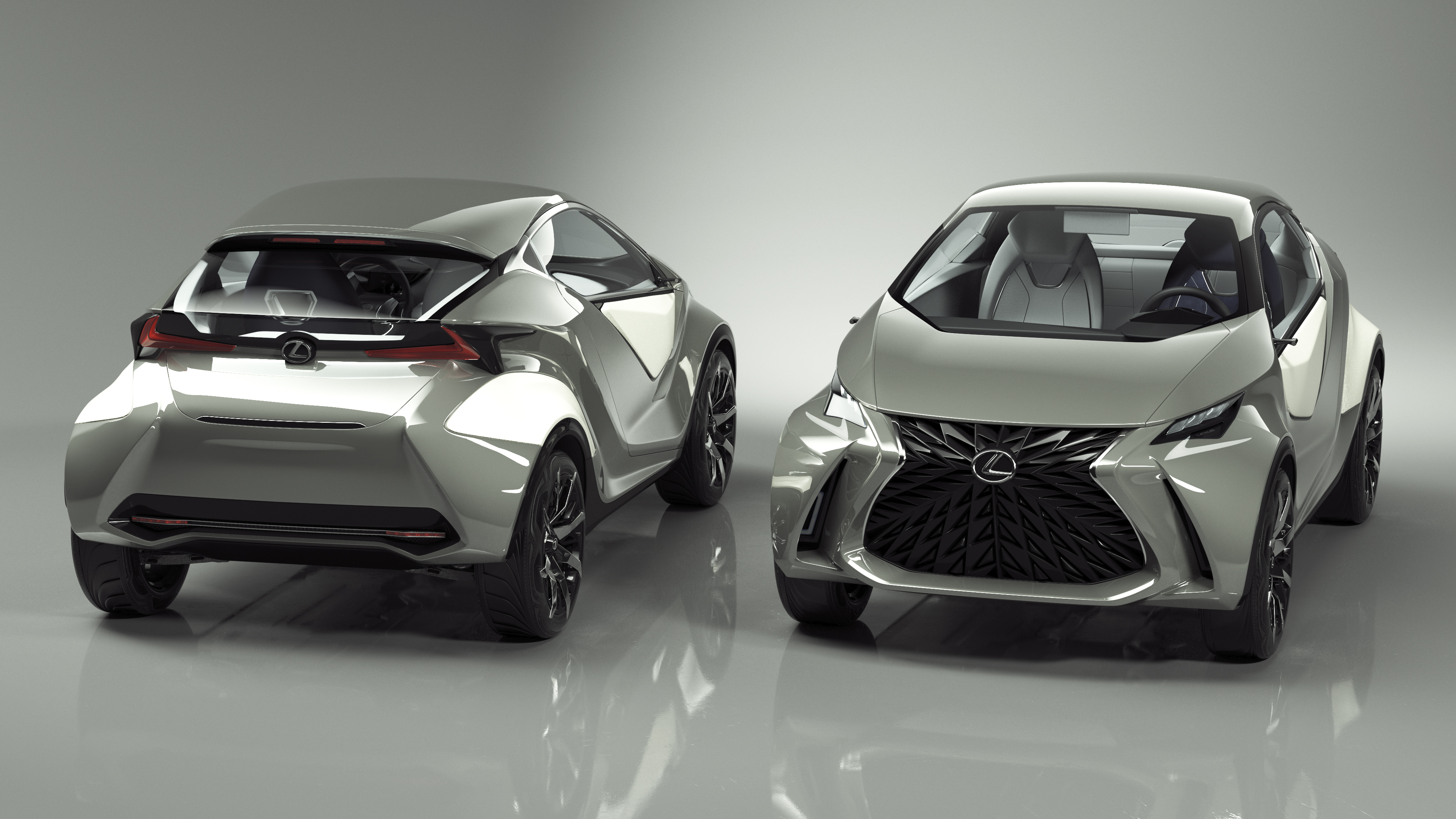 Concept Car Lexus LF-SA Simple Interior 3D model