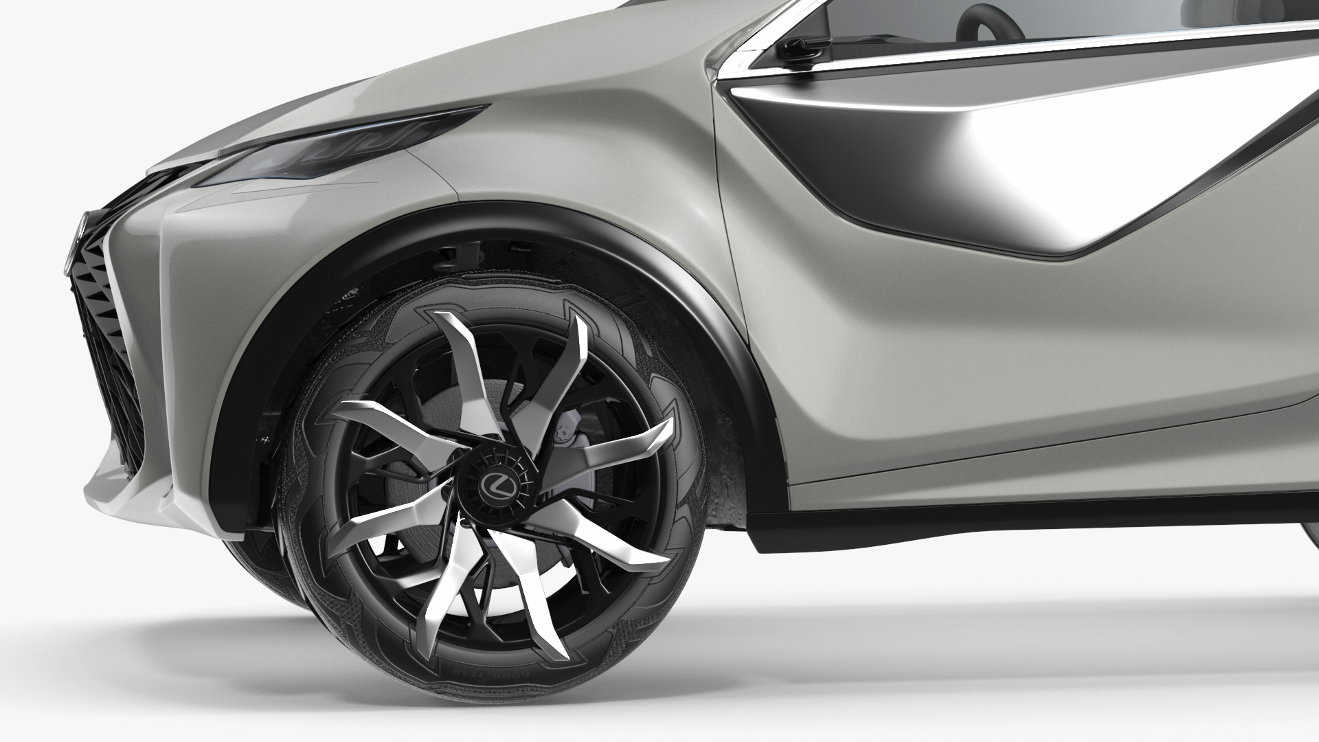Concept Car Lexus LF-SA Simple Interior 3D model