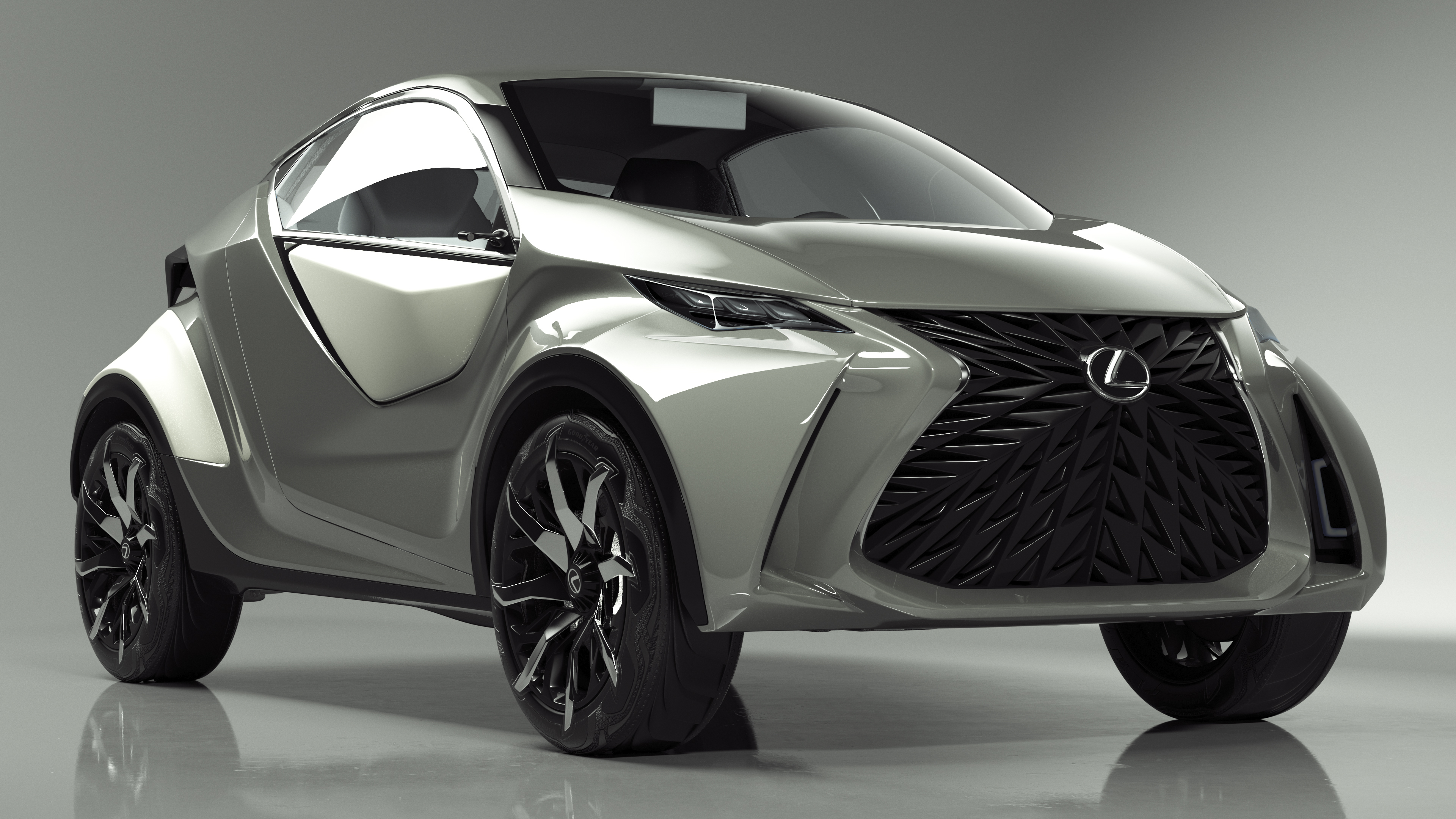 Concept Car Lexus LF-SA Simple Interior 3D model