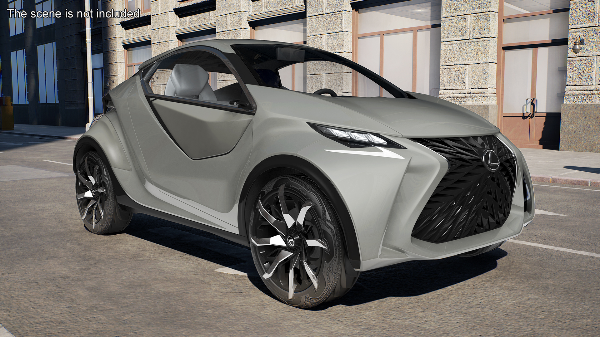 Concept Car Lexus LF-SA Simple Interior 3D model