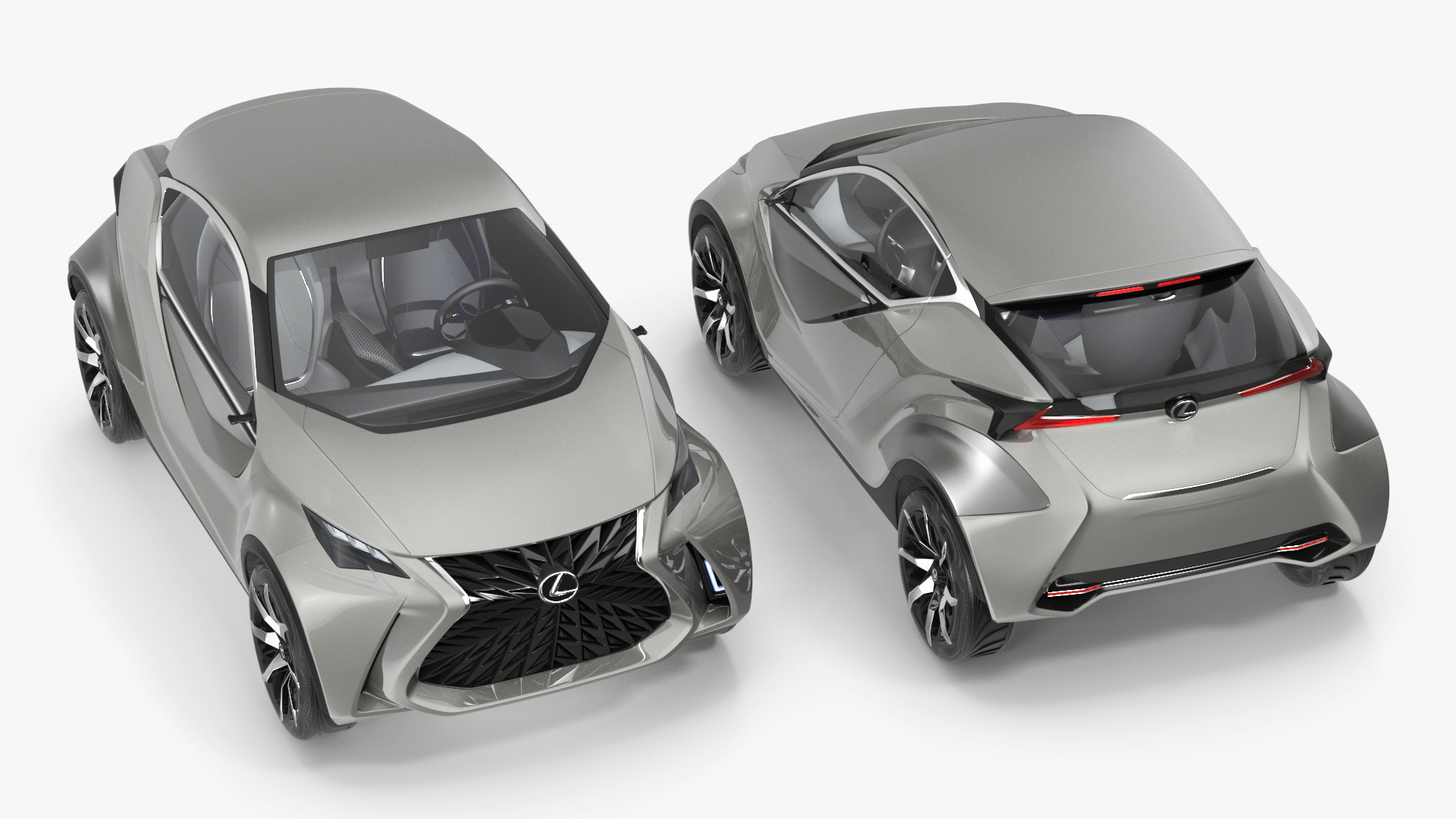 Concept Car Lexus LF-SA Simple Interior 3D model