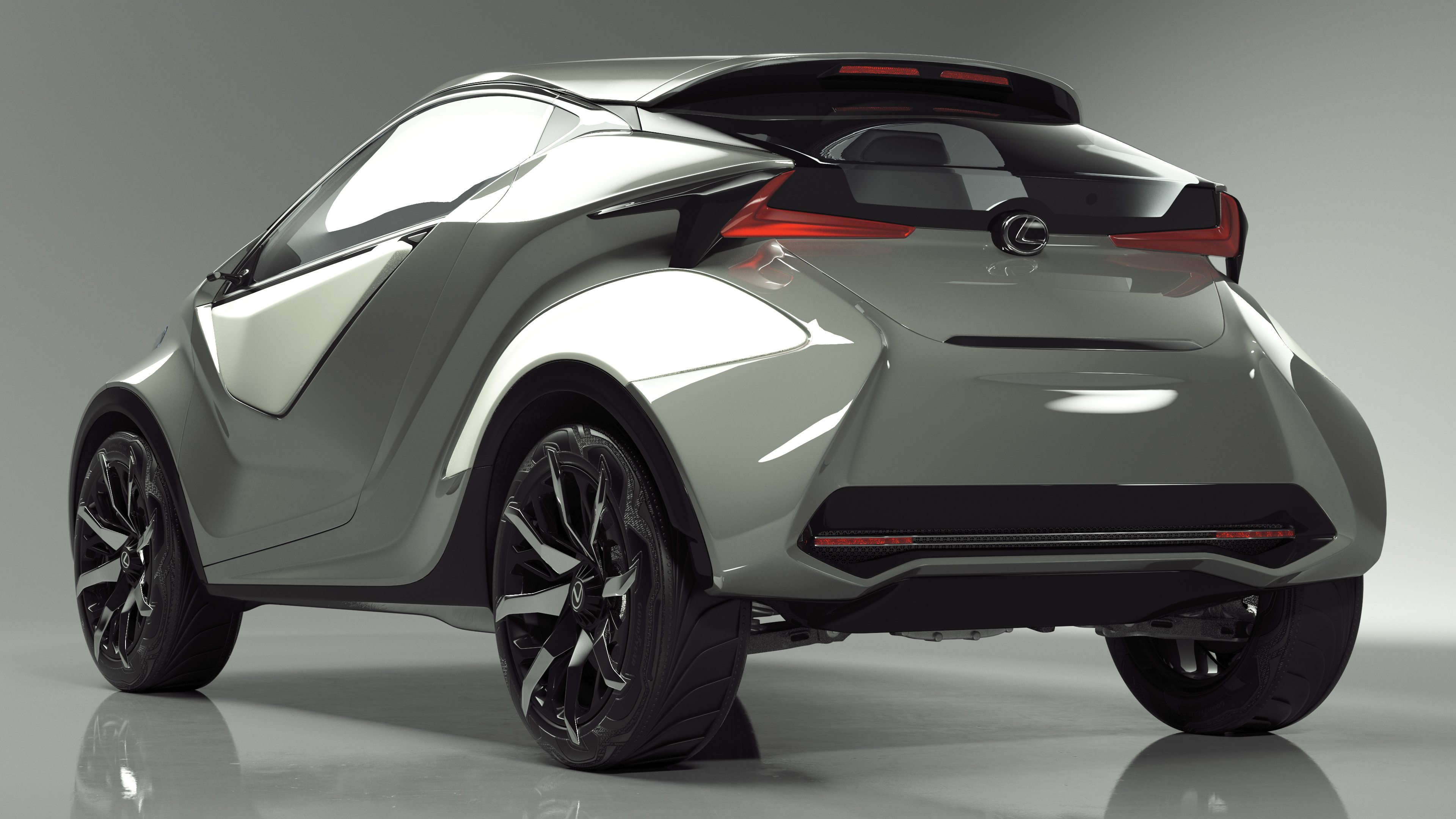 Concept Car Lexus LF-SA Simple Interior 3D model