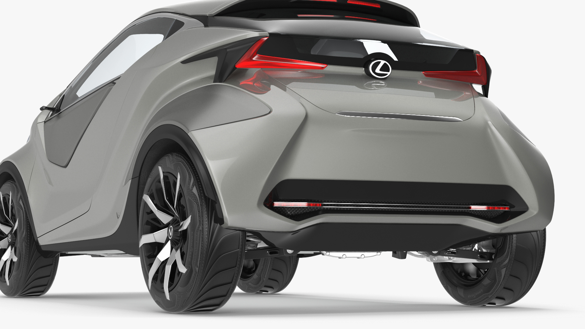 Concept Car Lexus LF-SA Simple Interior 3D model
