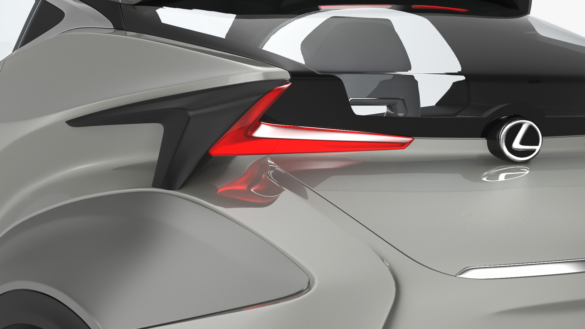 Concept Car Lexus LF-SA Simple Interior 3D model