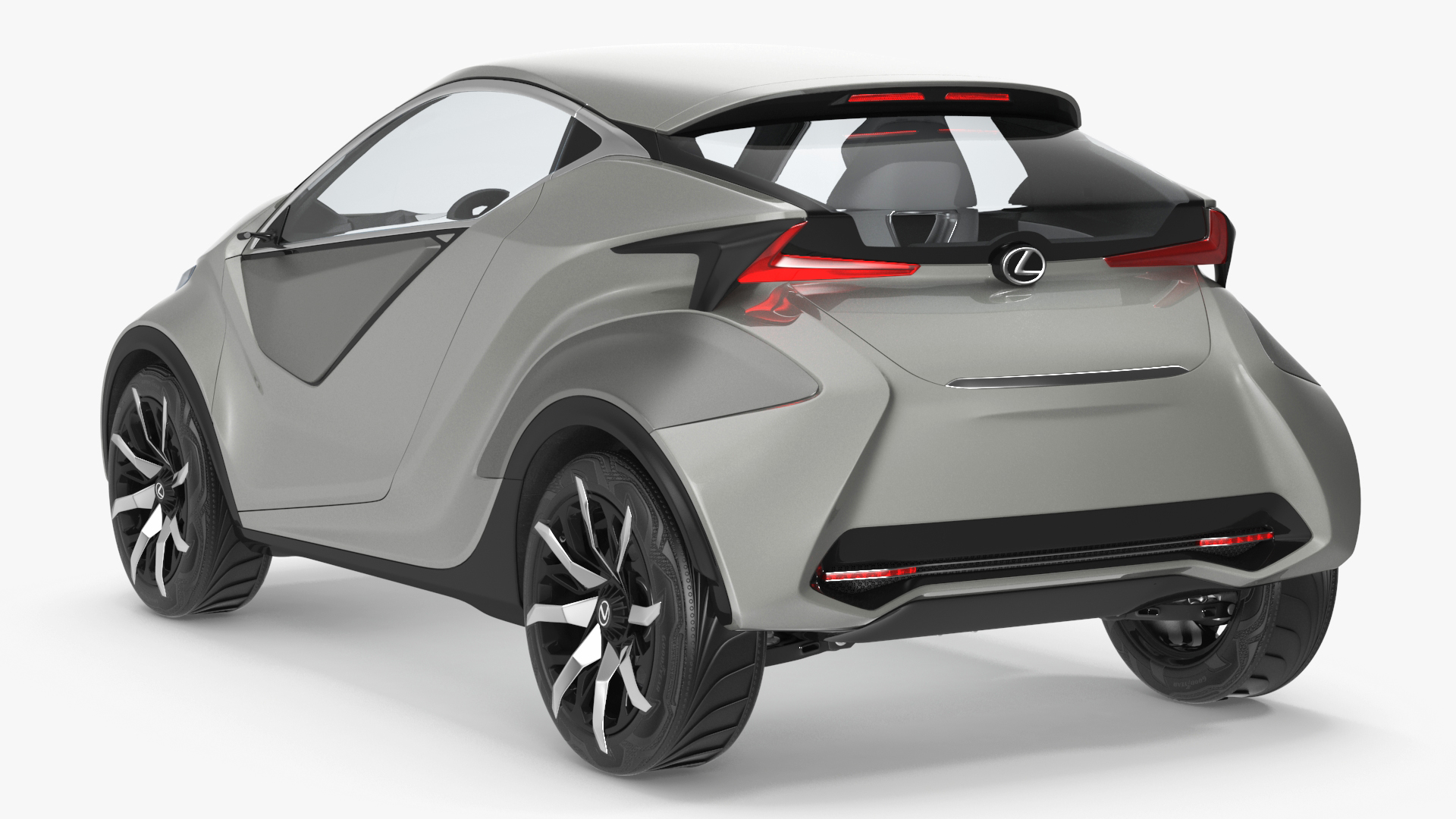 Concept Car Lexus LF-SA Simple Interior 3D model