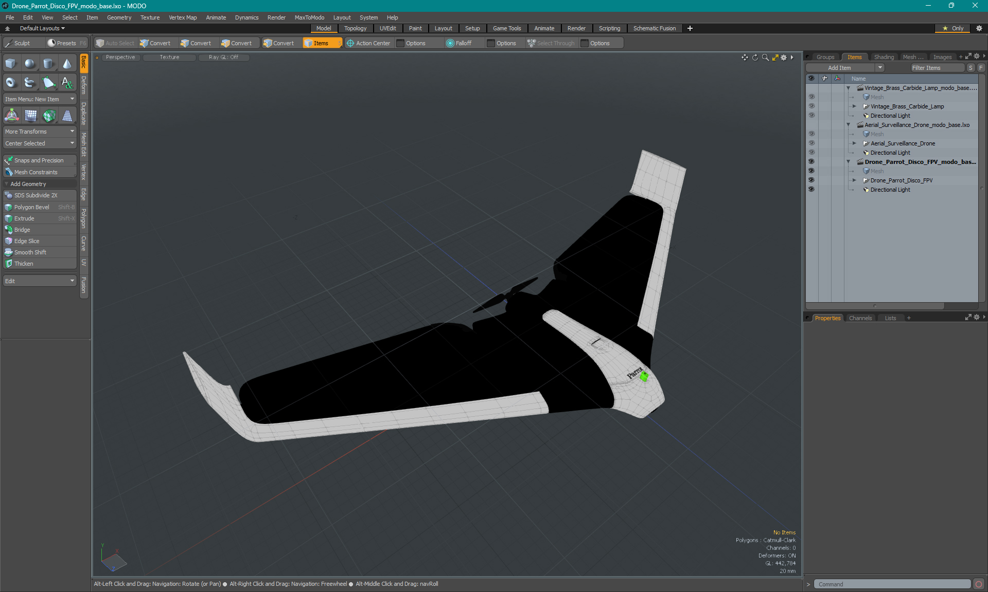 Drone Parrot Disco FPV 3D