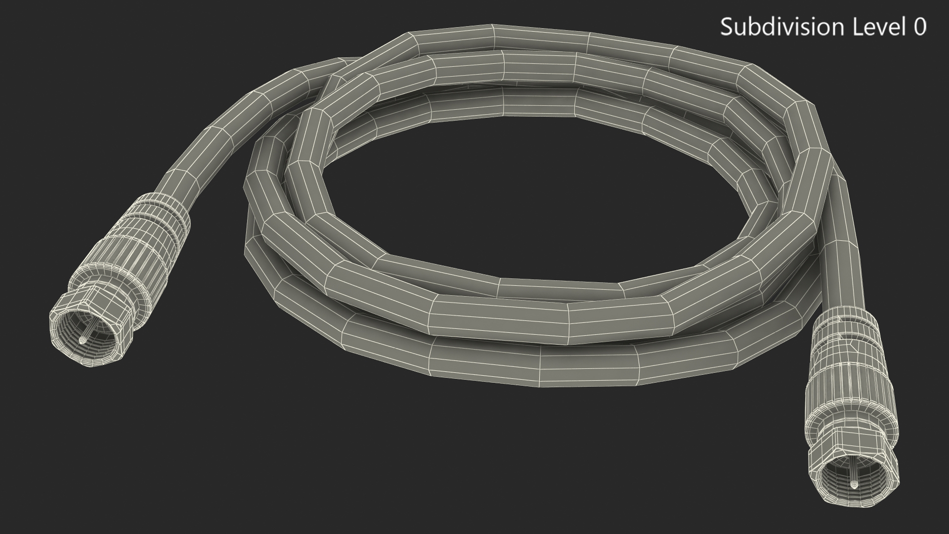 3D F Type RG6 Coax Cable