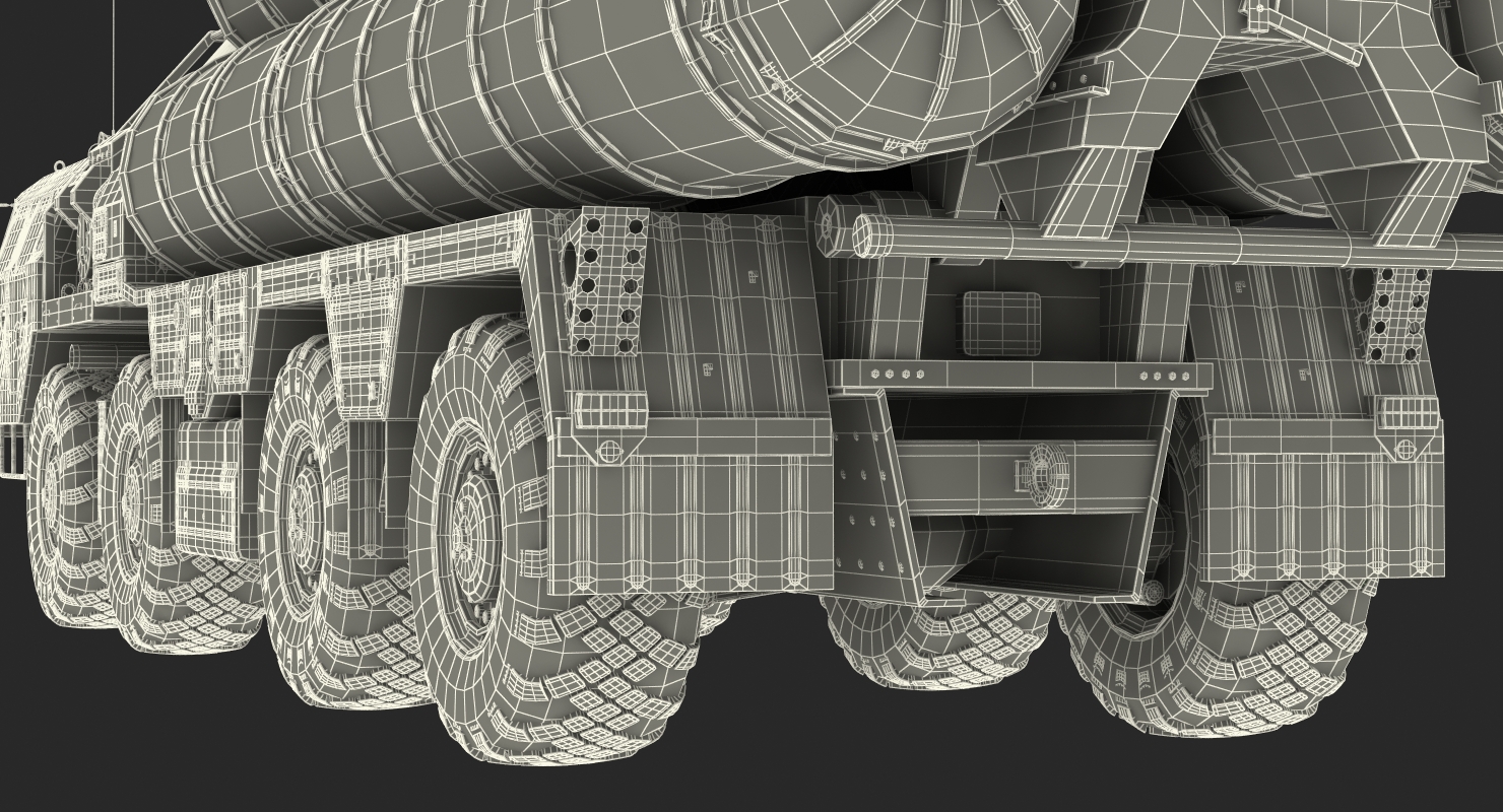 3D model SA 10 Grumble or S 300 Russian Missile System