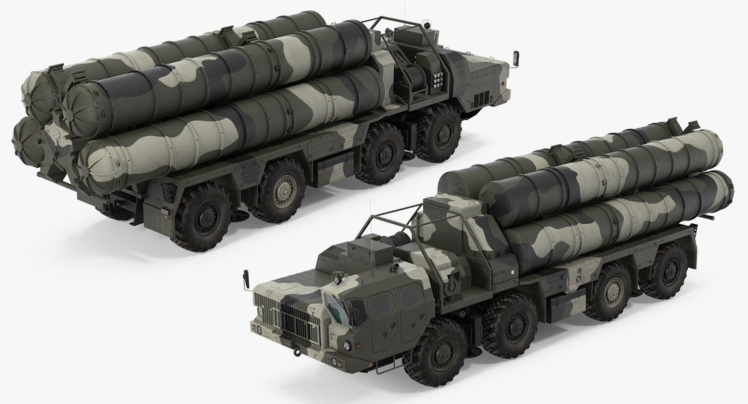3D model SA 10 Grumble or S 300 Russian Missile System