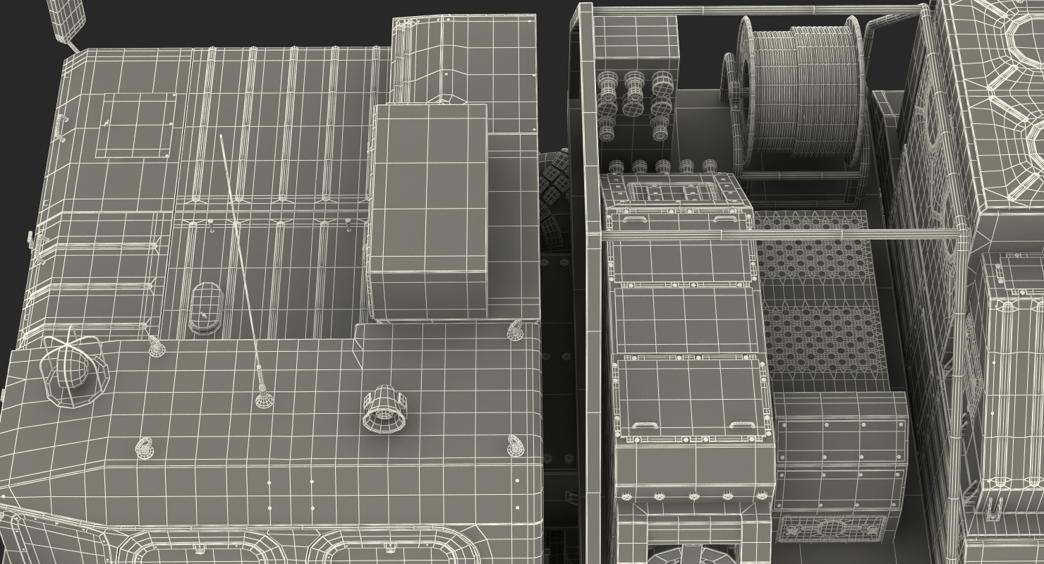 3D model SA 10 Grumble or S 300 Russian Missile System