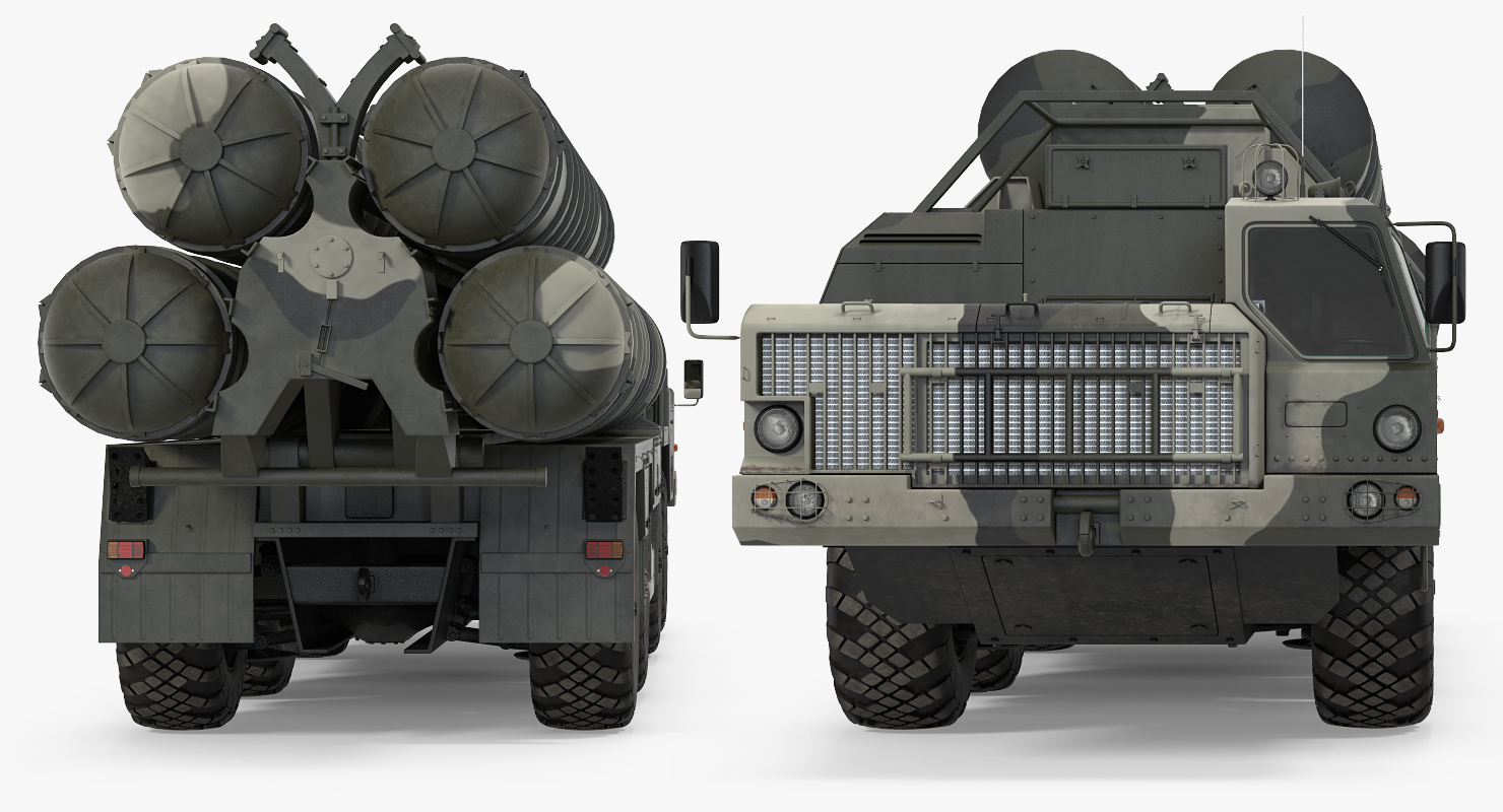 3D model SA 10 Grumble or S 300 Russian Missile System