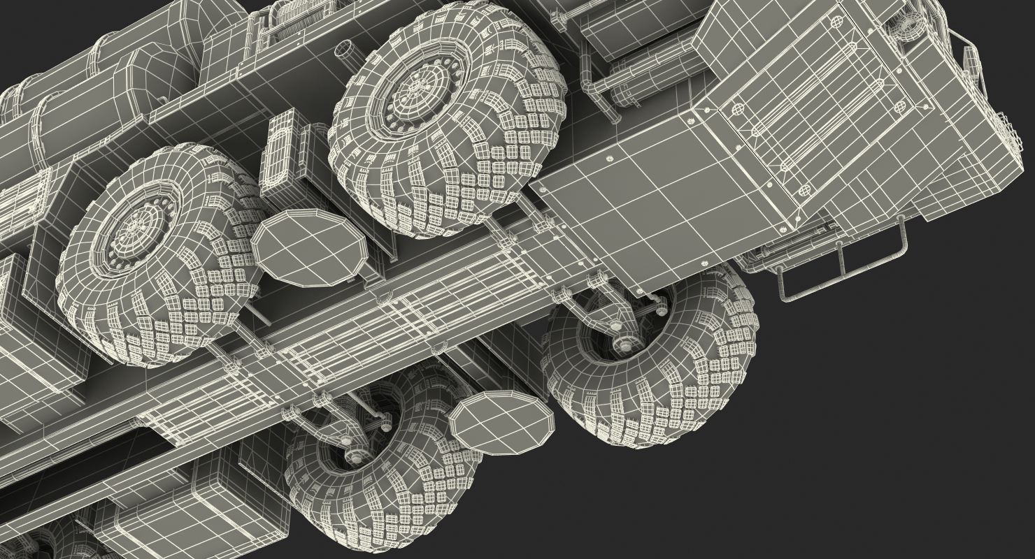 3D model SA 10 Grumble or S 300 Russian Missile System