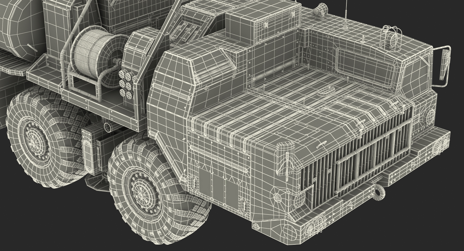 3D model SA 10 Grumble or S 300 Russian Missile System
